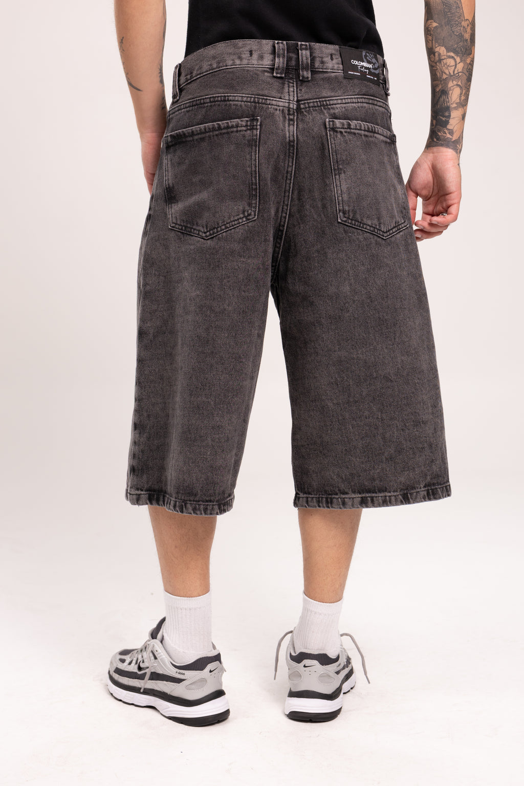 Jorts Baggy Denim para Hombre - Bermudas de Mezclilla