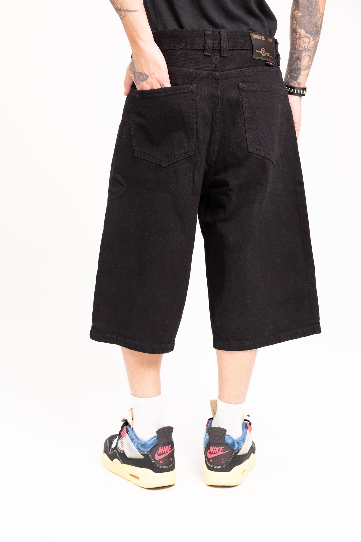 Jorts Baggy Denim para Hombre - Bermudas de Mezclilla