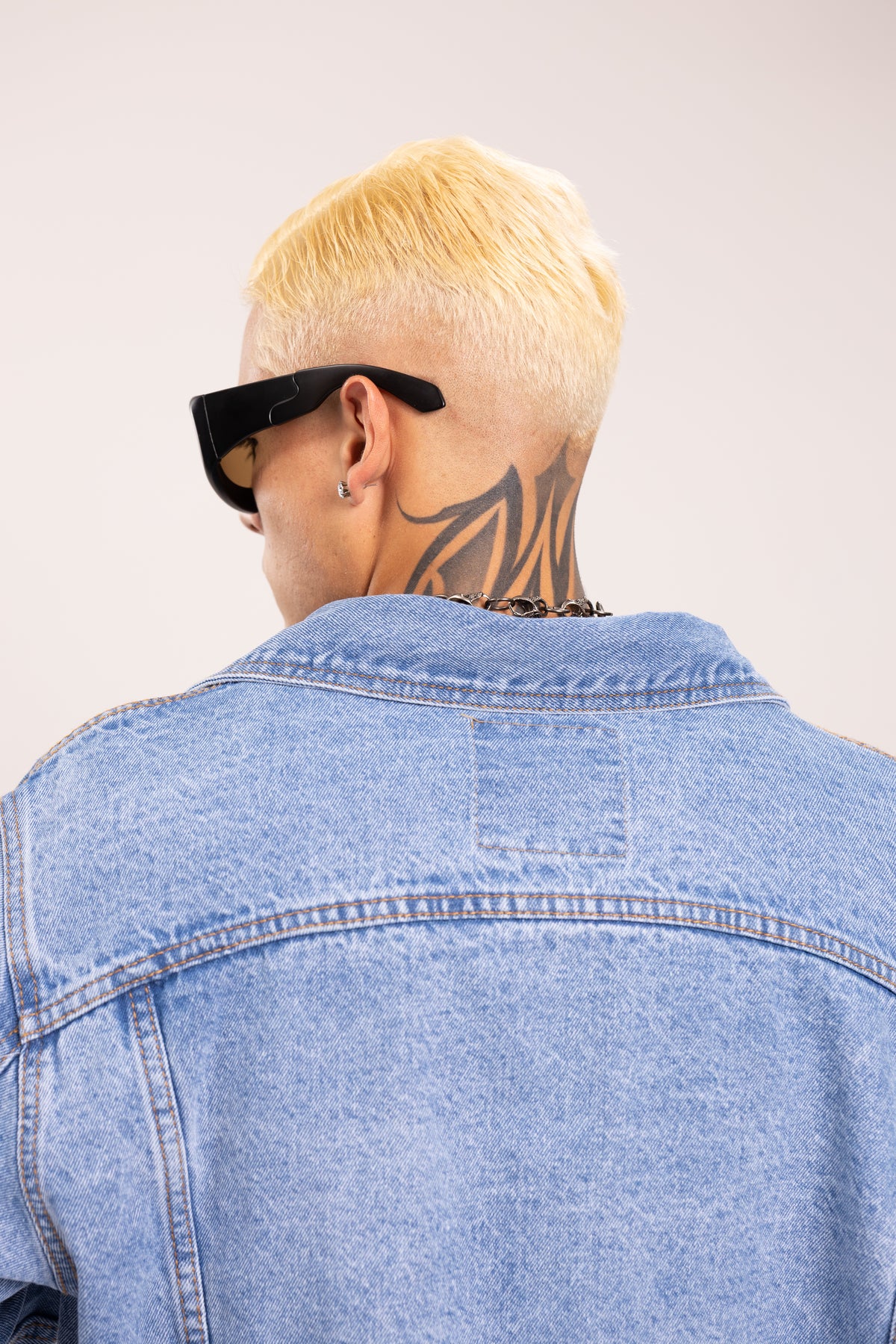 Chaqueta Denim para Hombre - Cazadora de Mezclilla Oversize Lavado Clásico Trucker Jacket