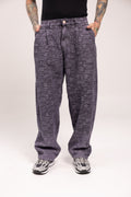 Pantalón Baggy Jacquard Shangai para Hombre - con Caligrafía Oriental Estilo Streetwear