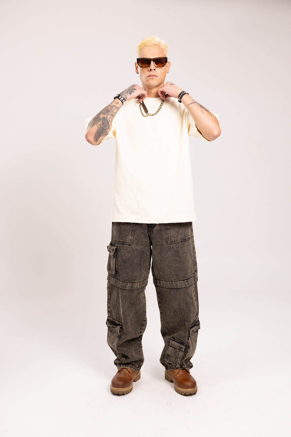 Pantalón Cargo Multibolsillos para Hombre
