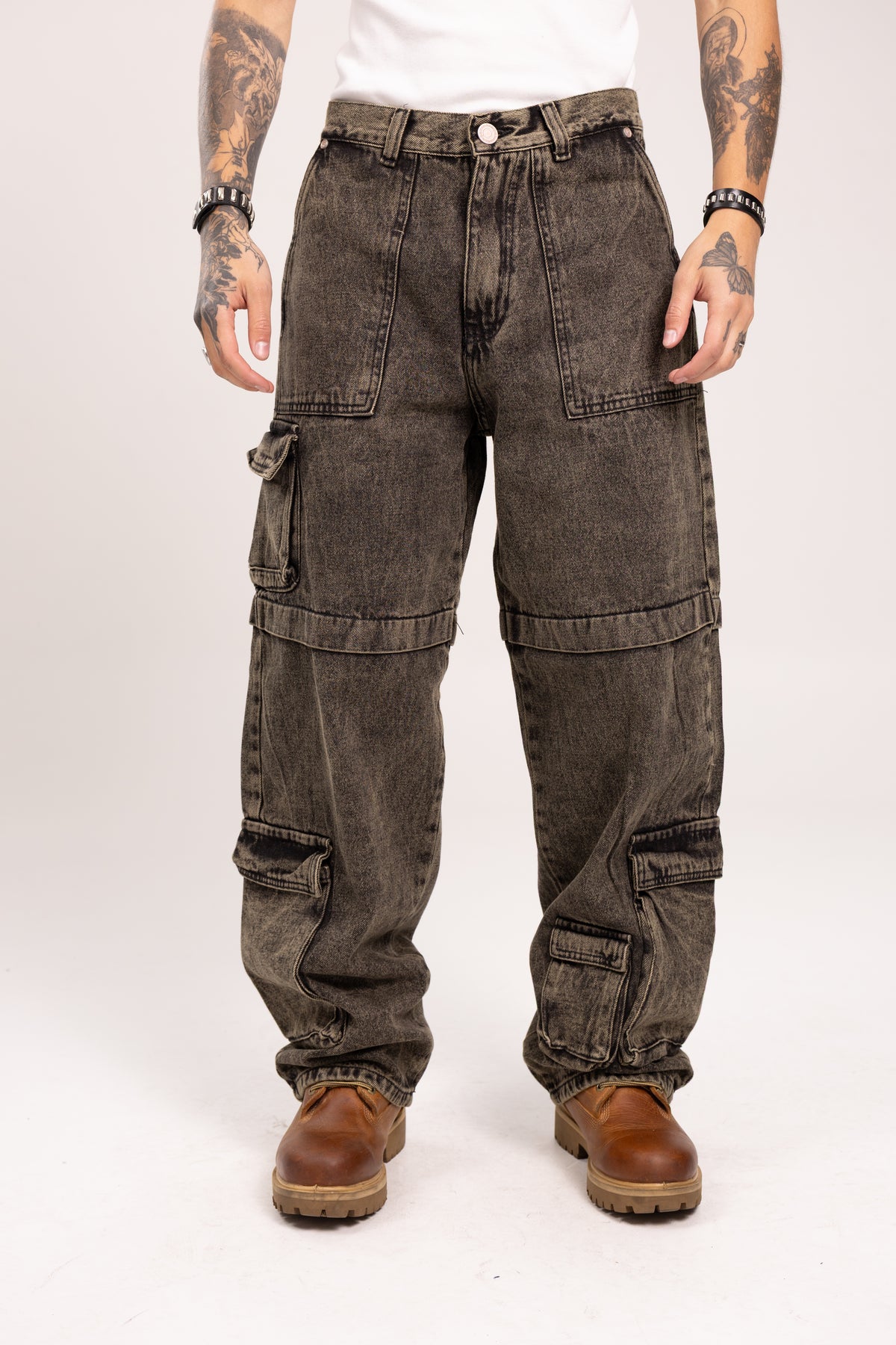 Pantalón Cargo Multibolsillos para Hombre