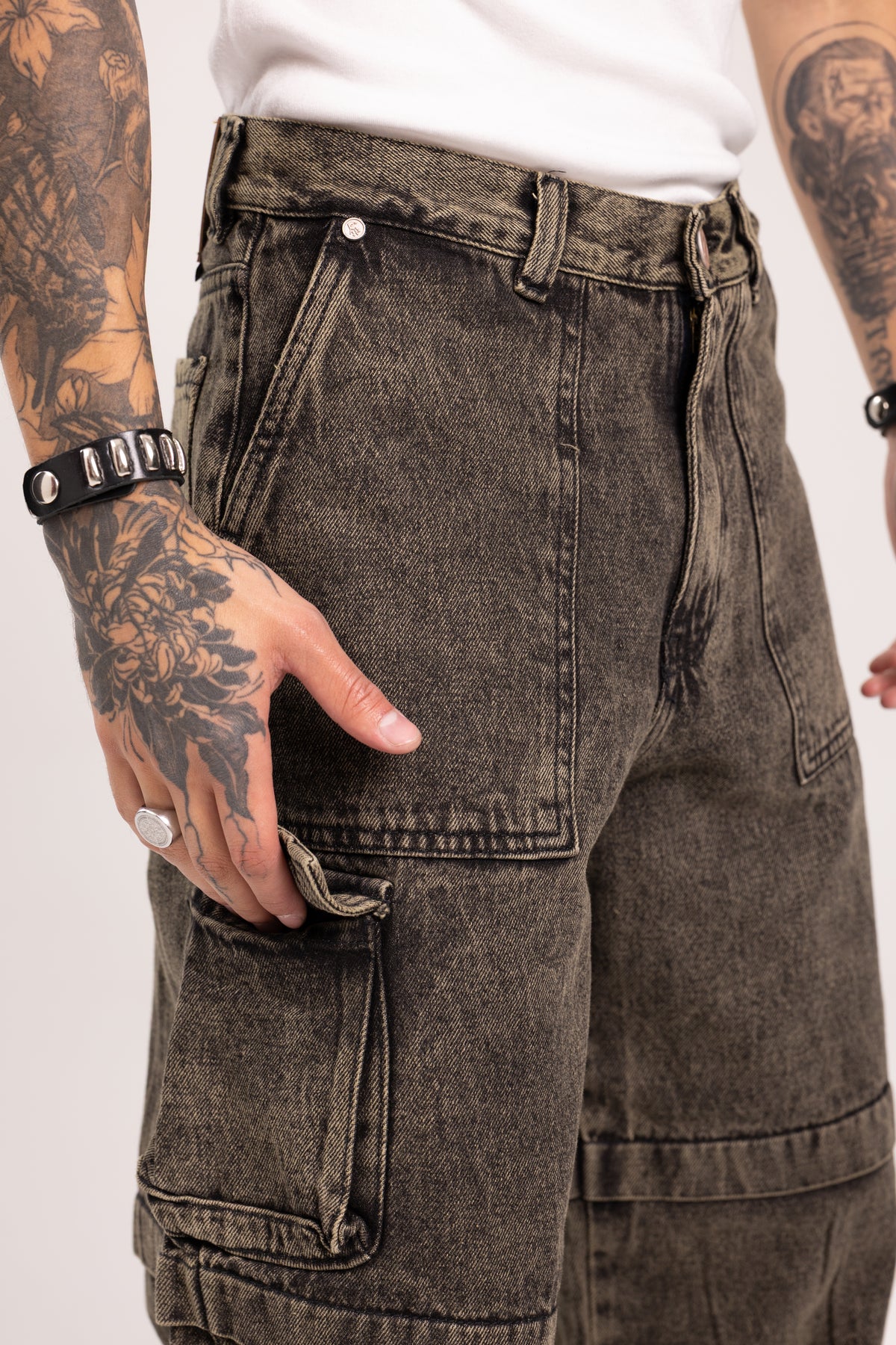 Pantalón Cargo Multibolsillos para Hombre