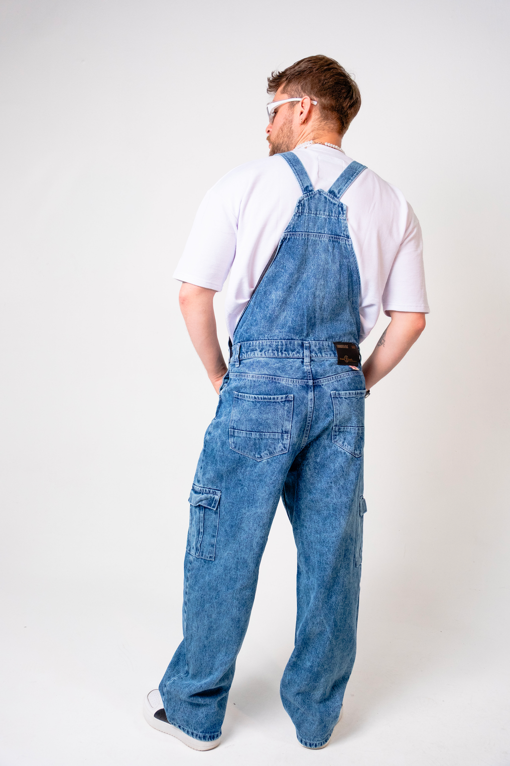 Overol Cargo para Hombre - Enterizo Denim Estilo Urbano