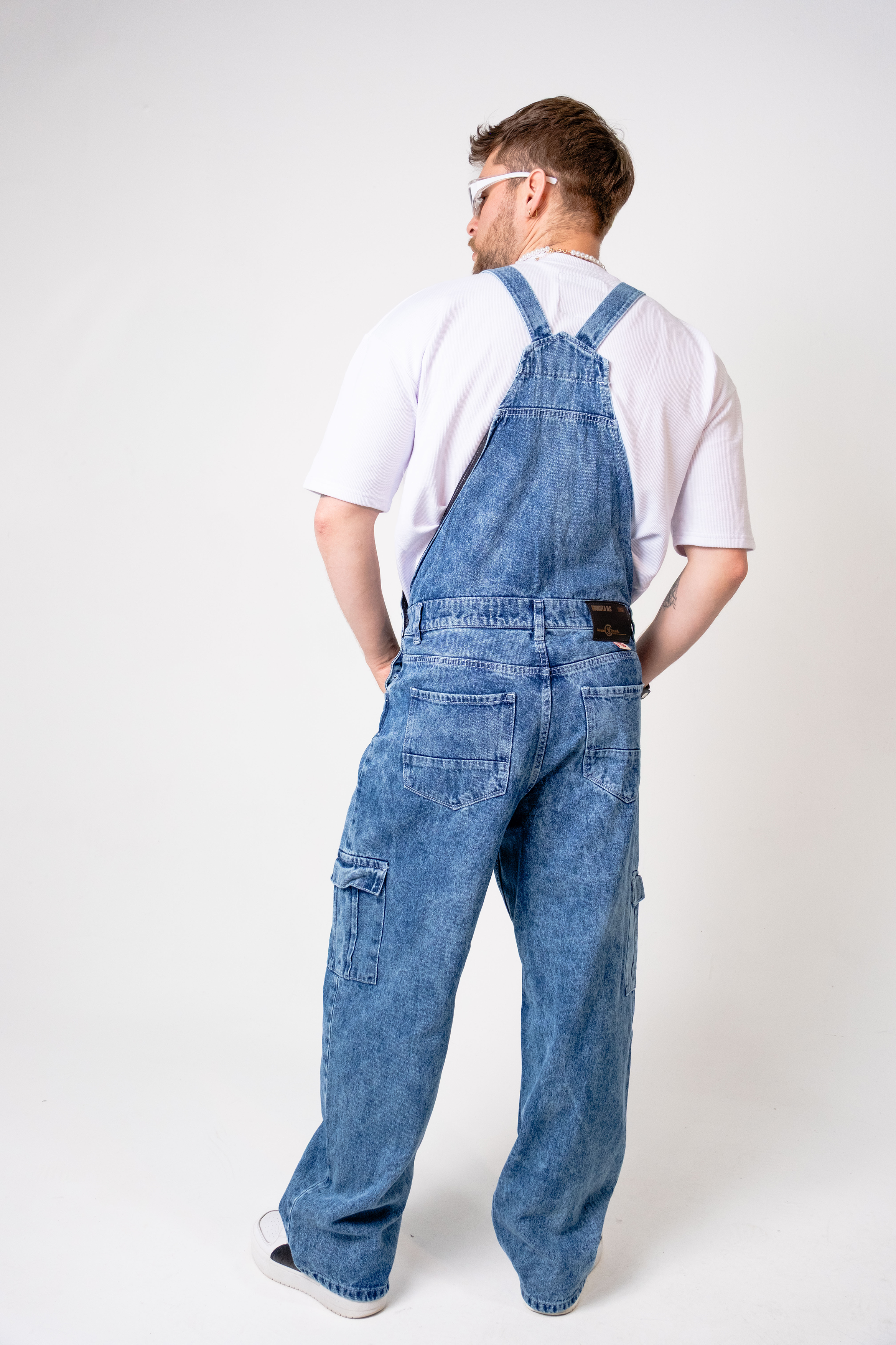 Overol Cargo para Hombre - Enterizo Denim Estilo Urbano