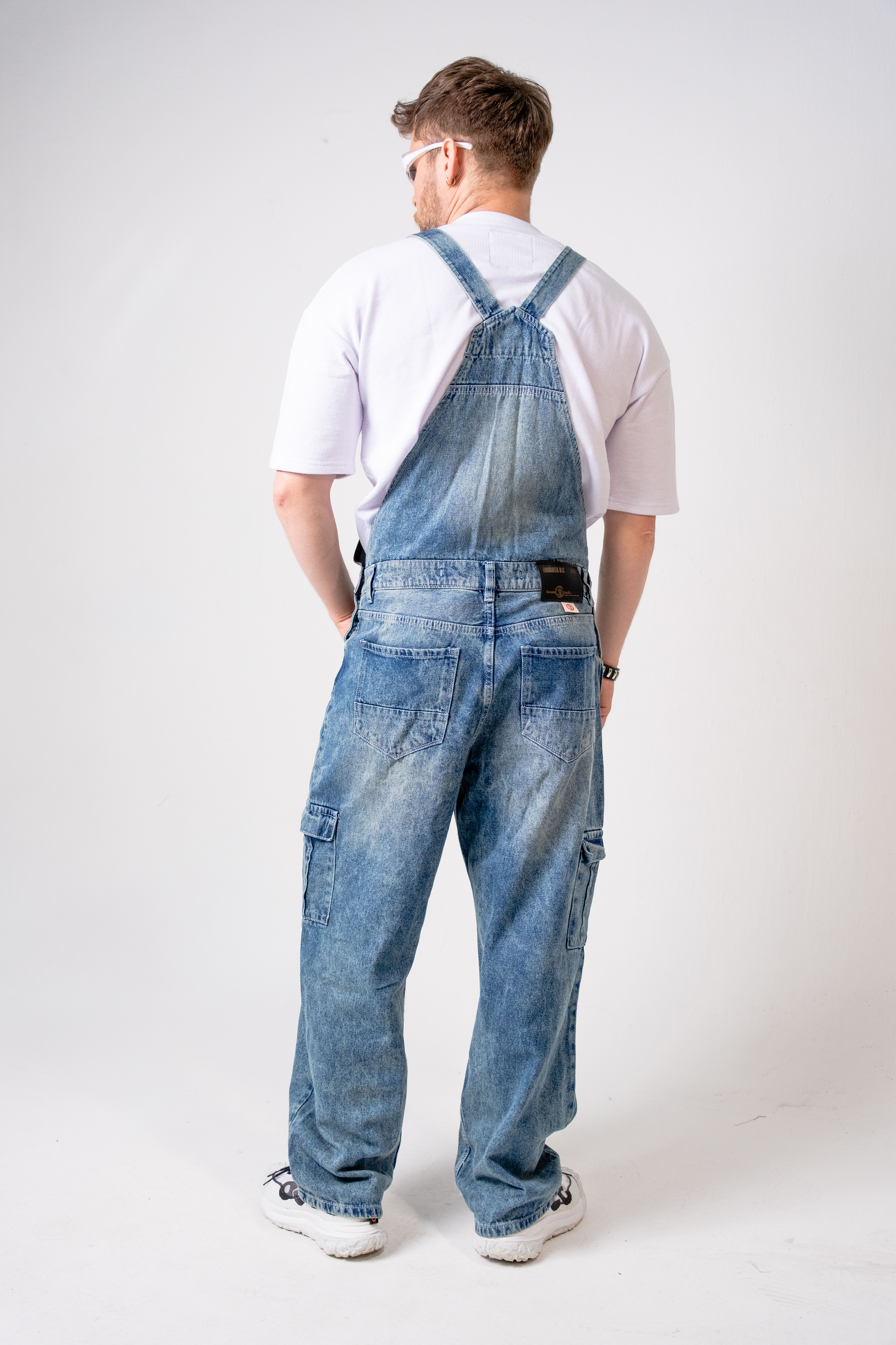 Overol Cargo para Hombre - Enterizo Denim Estilo Urbano
