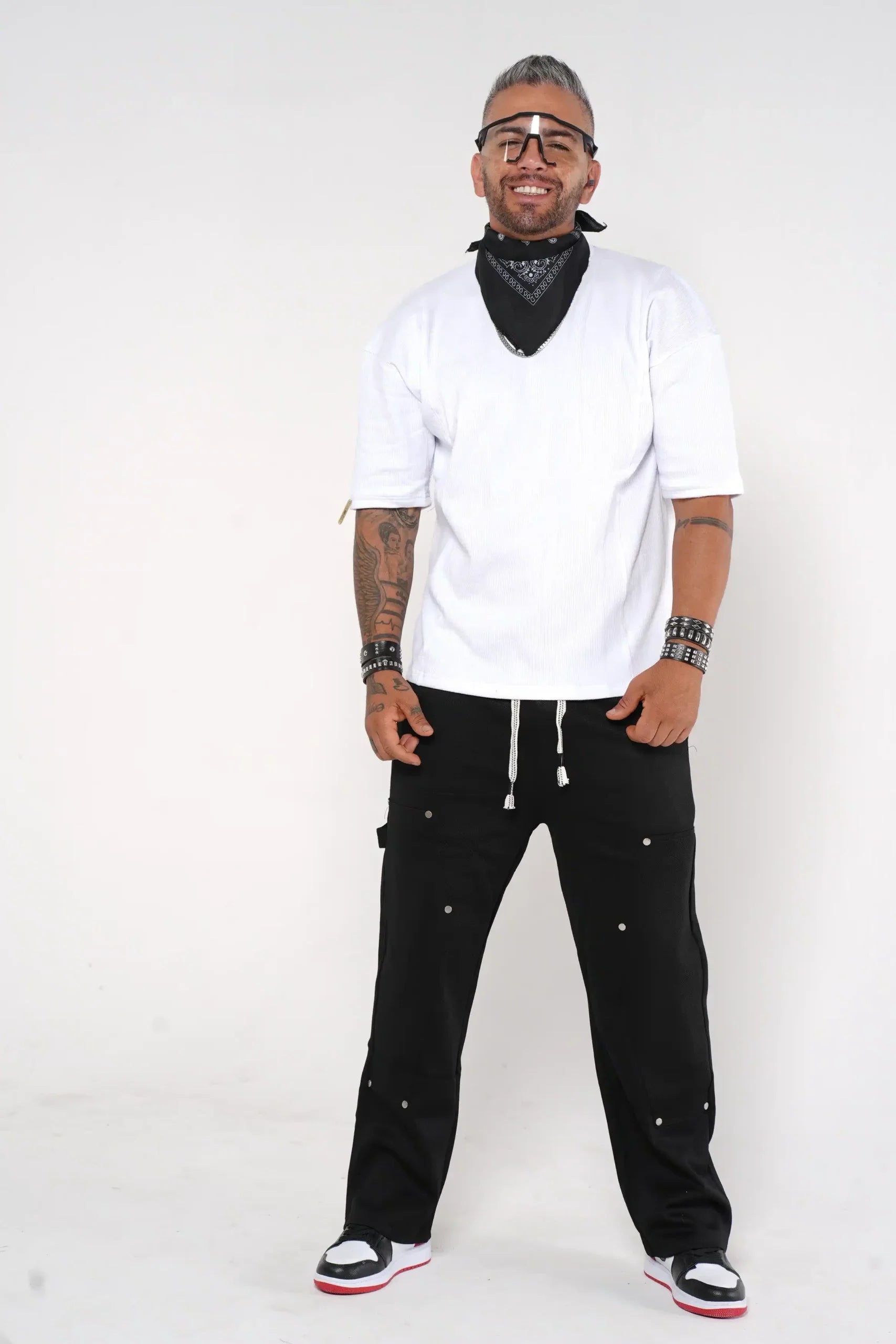 Camiseta Oversize Texturizada Blanca - Estilo Minimalista Urbano