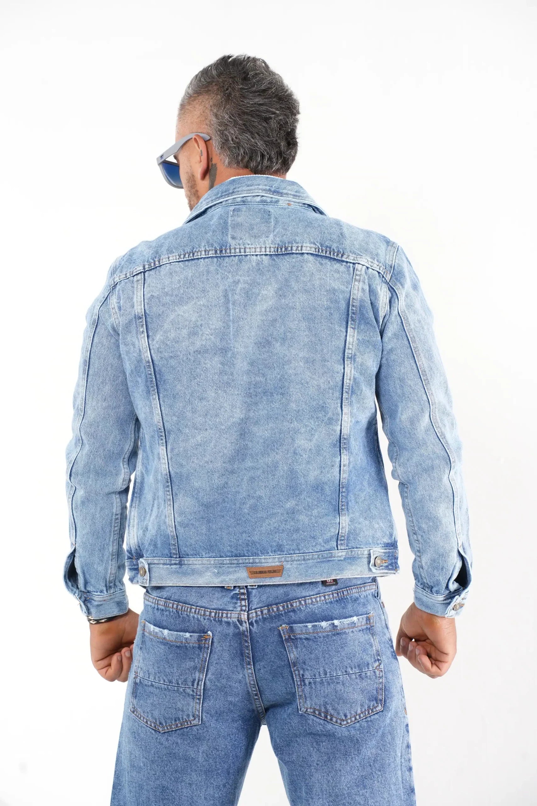 Chaqueta Denim Clásica Azul stone - Estilo Streetwear