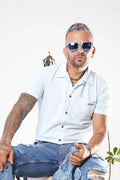 Camisa color Azul Ref. 191