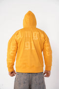 Buzo Hoodie Mostaza con Capucha y Estampado "Colombian Feeling"