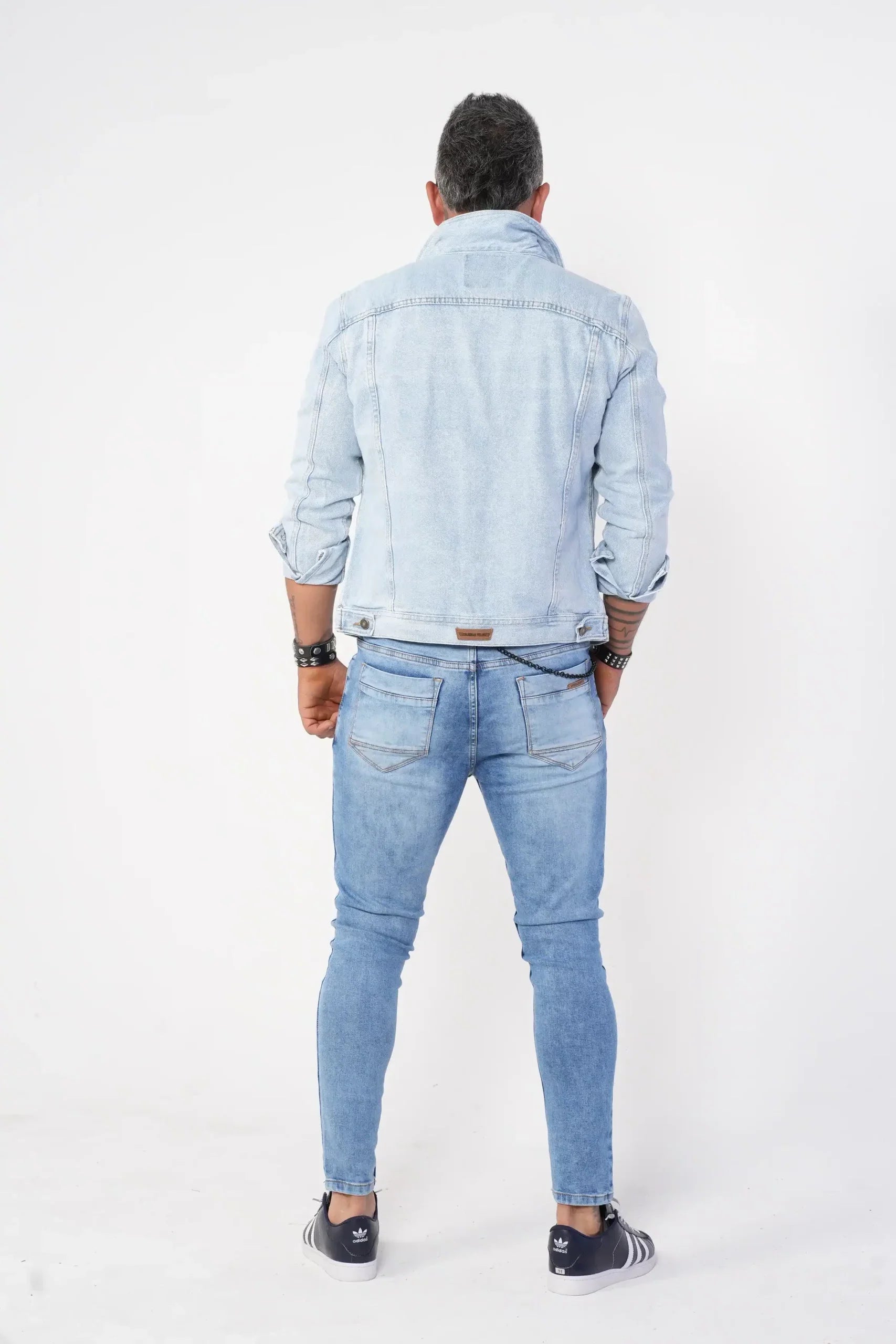Chaqueta Denim Clásica Azul Claro - Estilo Streetwear