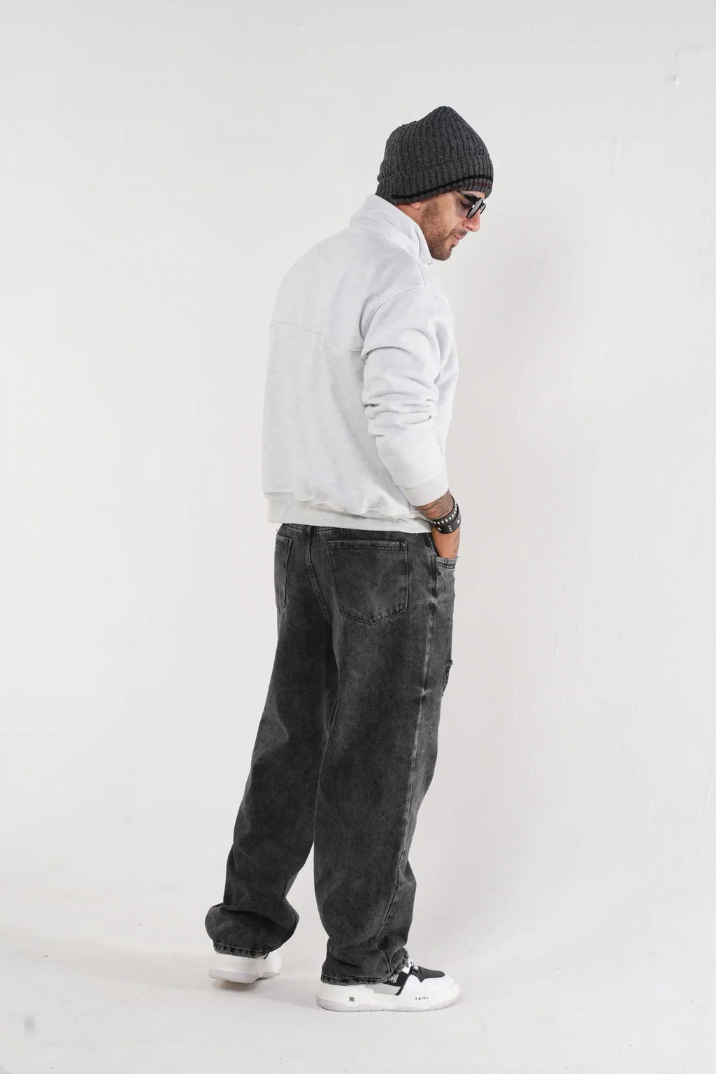 Buzo blanco cuello alto Ref 117