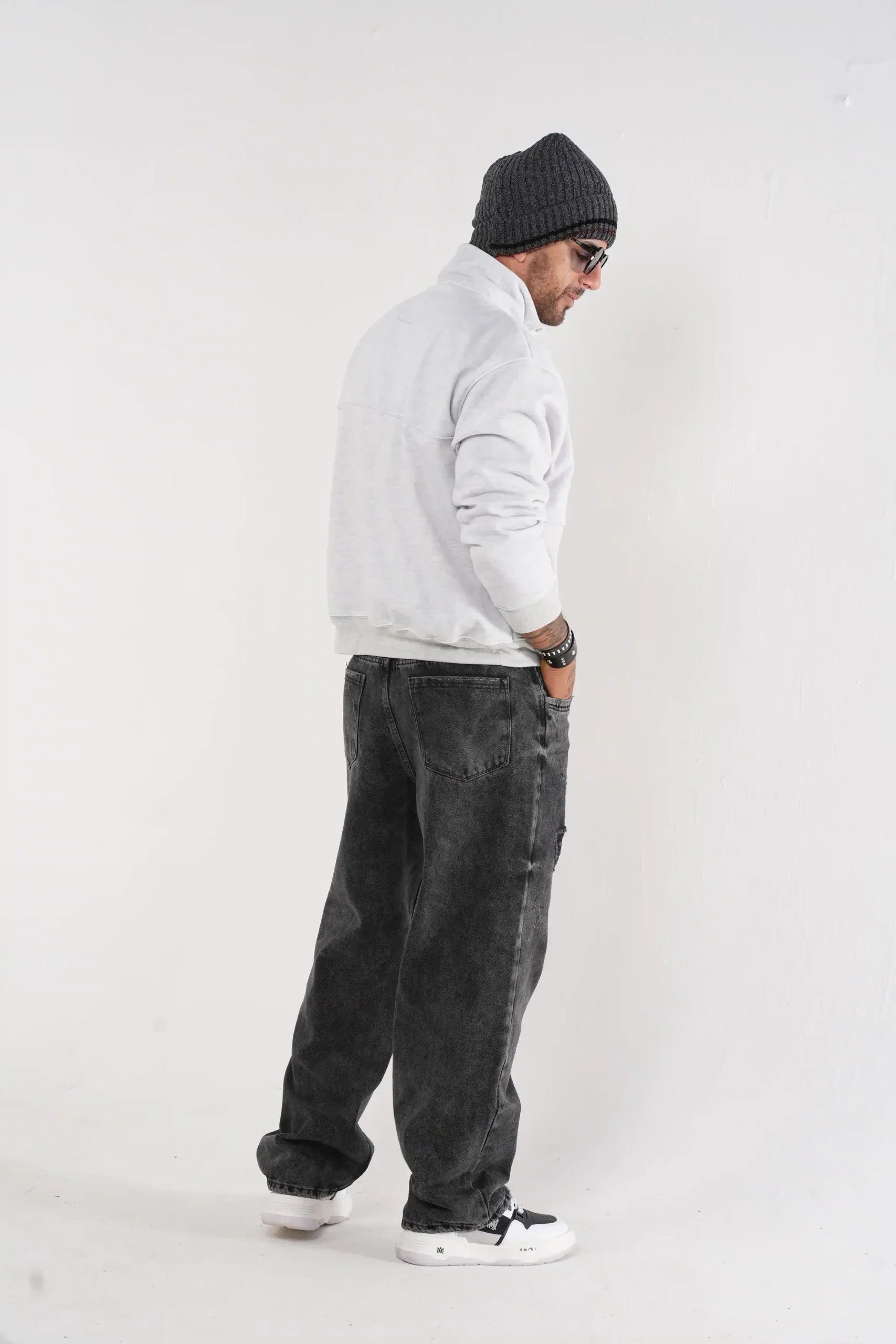 Buzo blanco cuello alto Ref 117