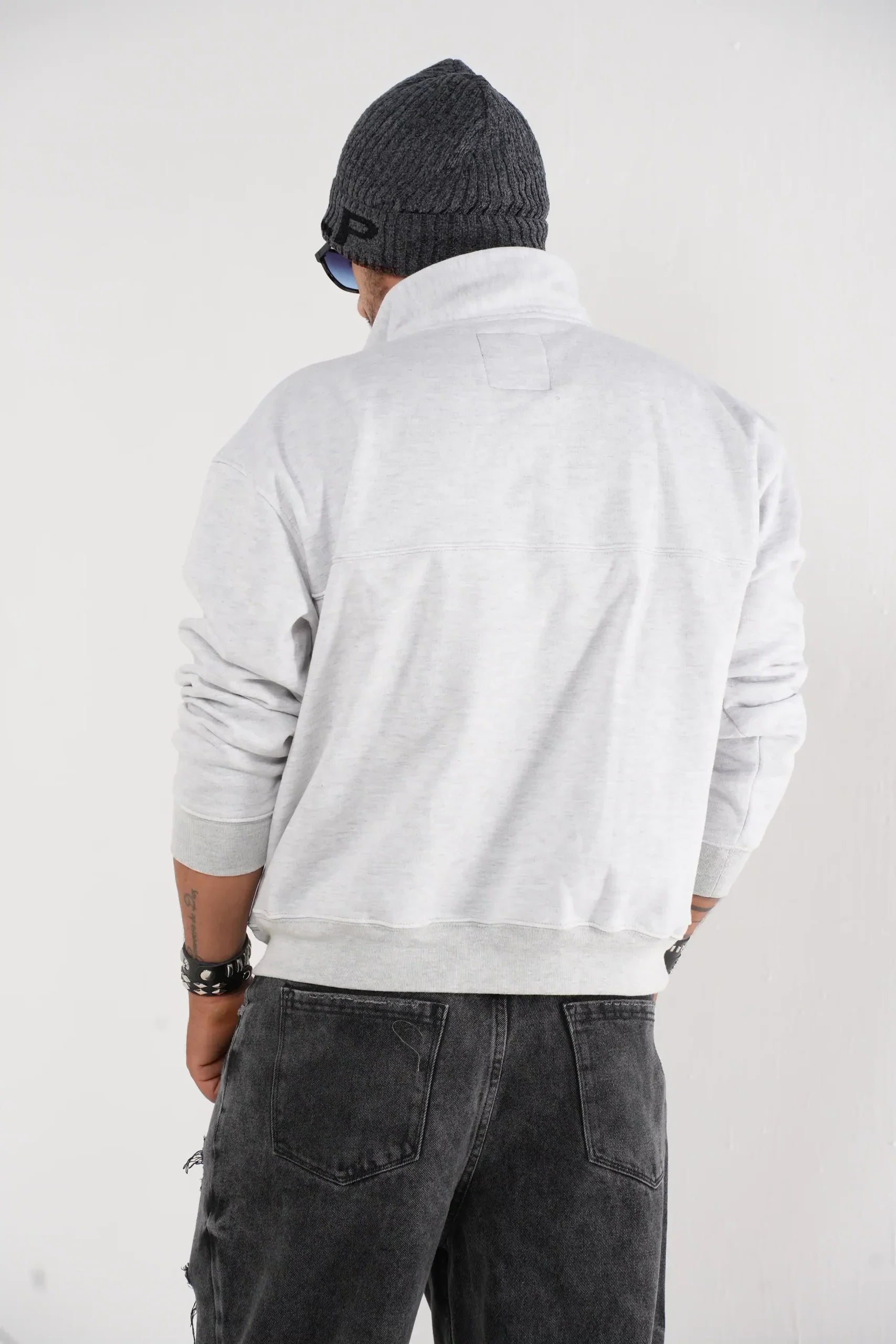 Buzo blanco cuello alto Ref 117