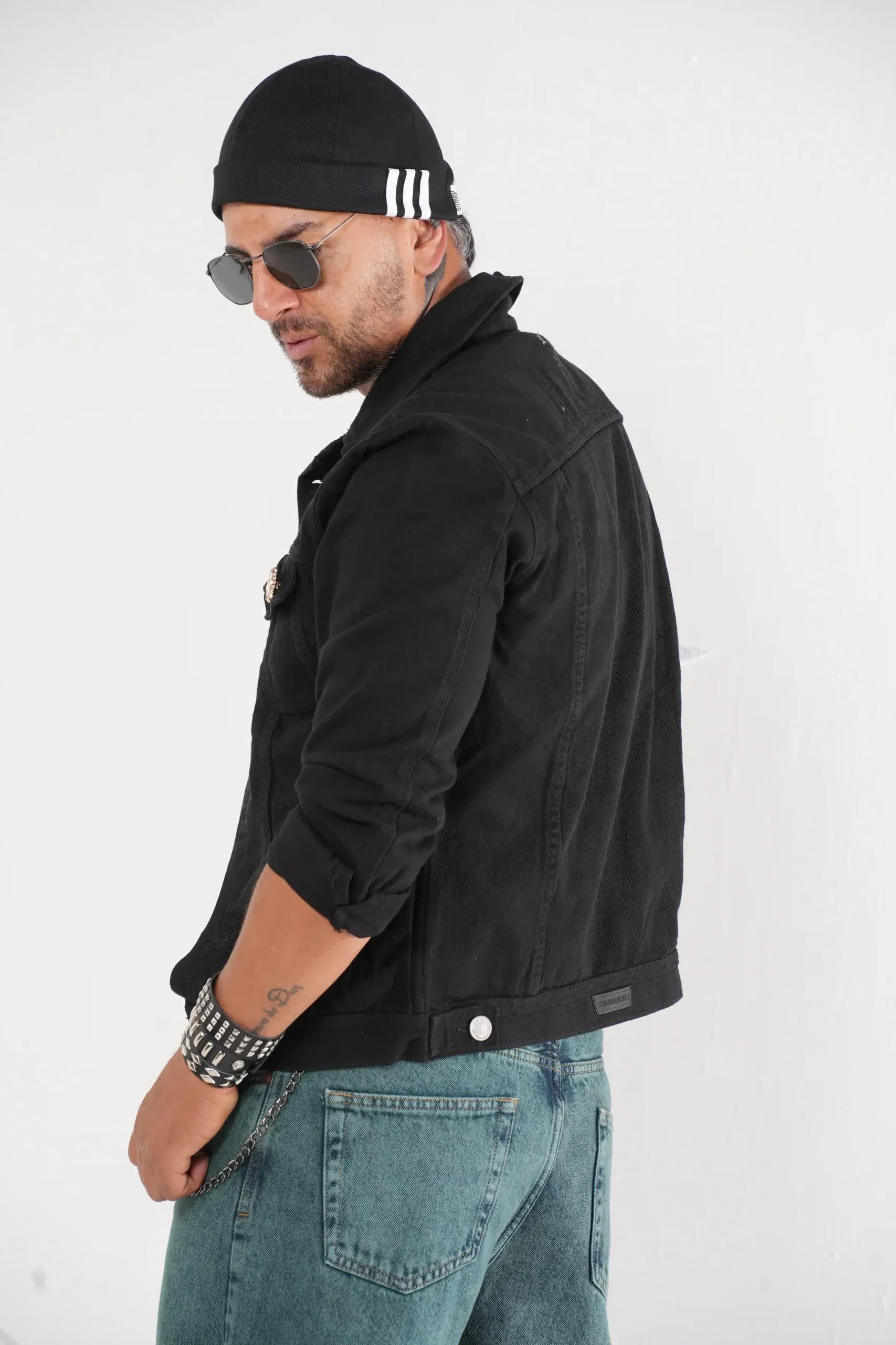 Chaqueta Denim gris desgastada - Estilo Urbano