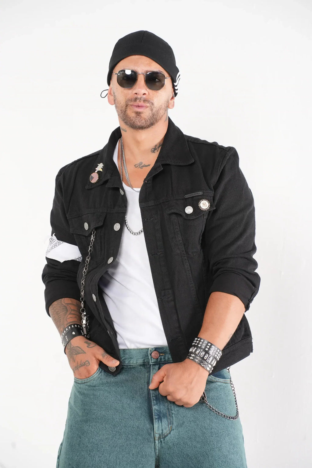 Chaqueta Denim gris desgastada - Estilo Urbano
