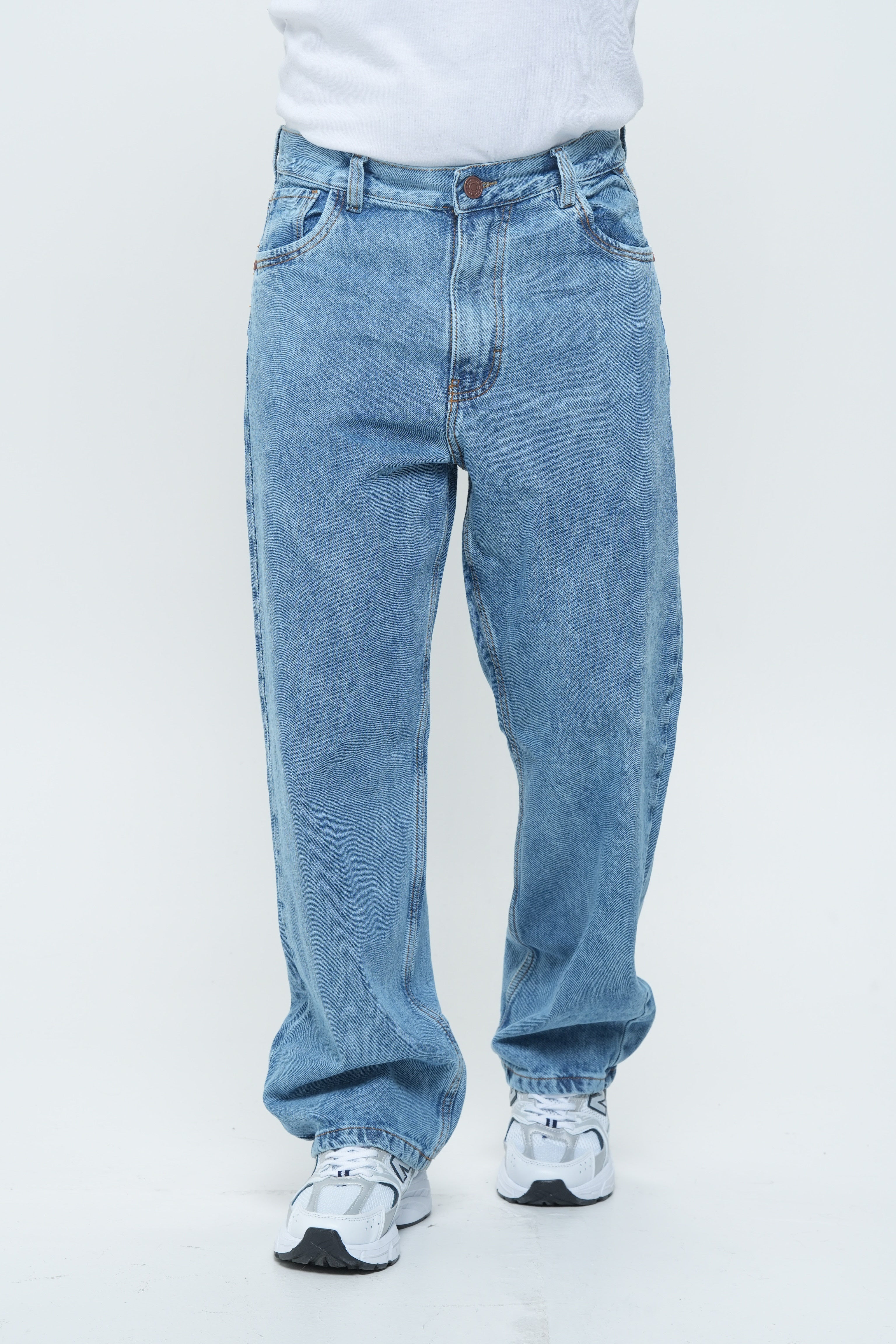 Jean Skate Hombre Azul Stone Medio | Denim