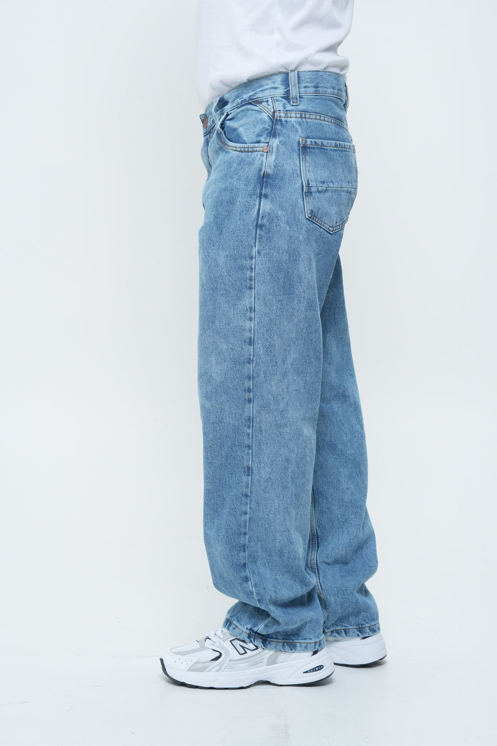 Jean Skate Hombre Azul Stone Medio | Denim