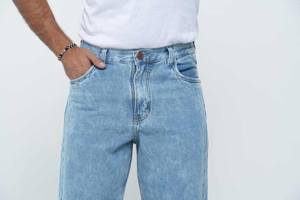 Jean Skate Hombre Azul Hielo | Denim