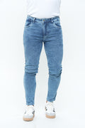 Jeans Hombre Skinny Stone Dirty Azul