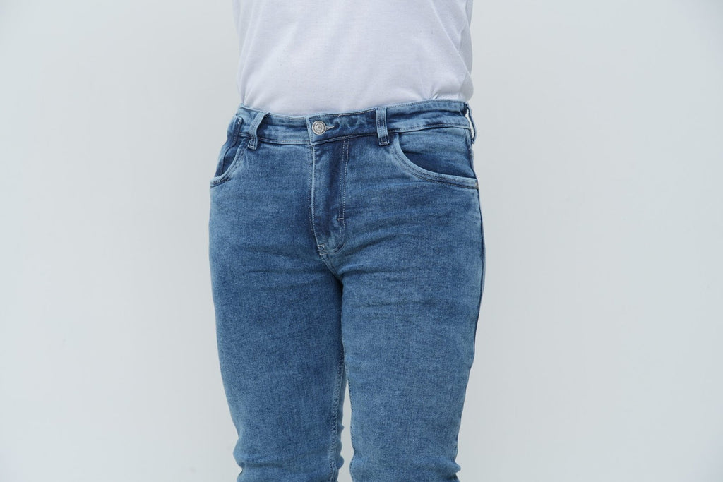 Jeans Hombre Skinny Stone Dirty Azul