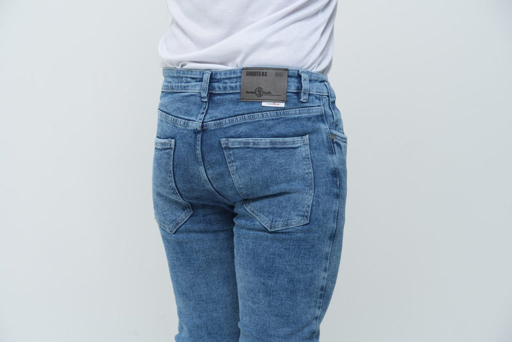 Jeans Hombre Skinny Stone Dirty Azul