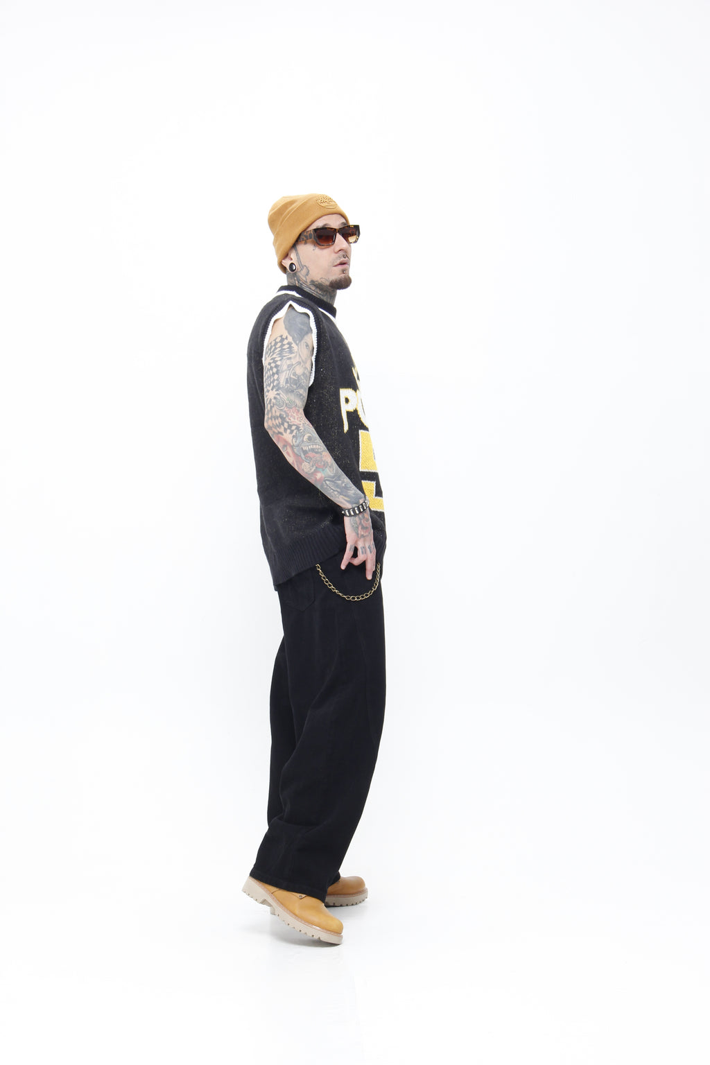 Pantalón Super Baggy Black Denim – Jeans Anchos Estilo Skater  Streetwear