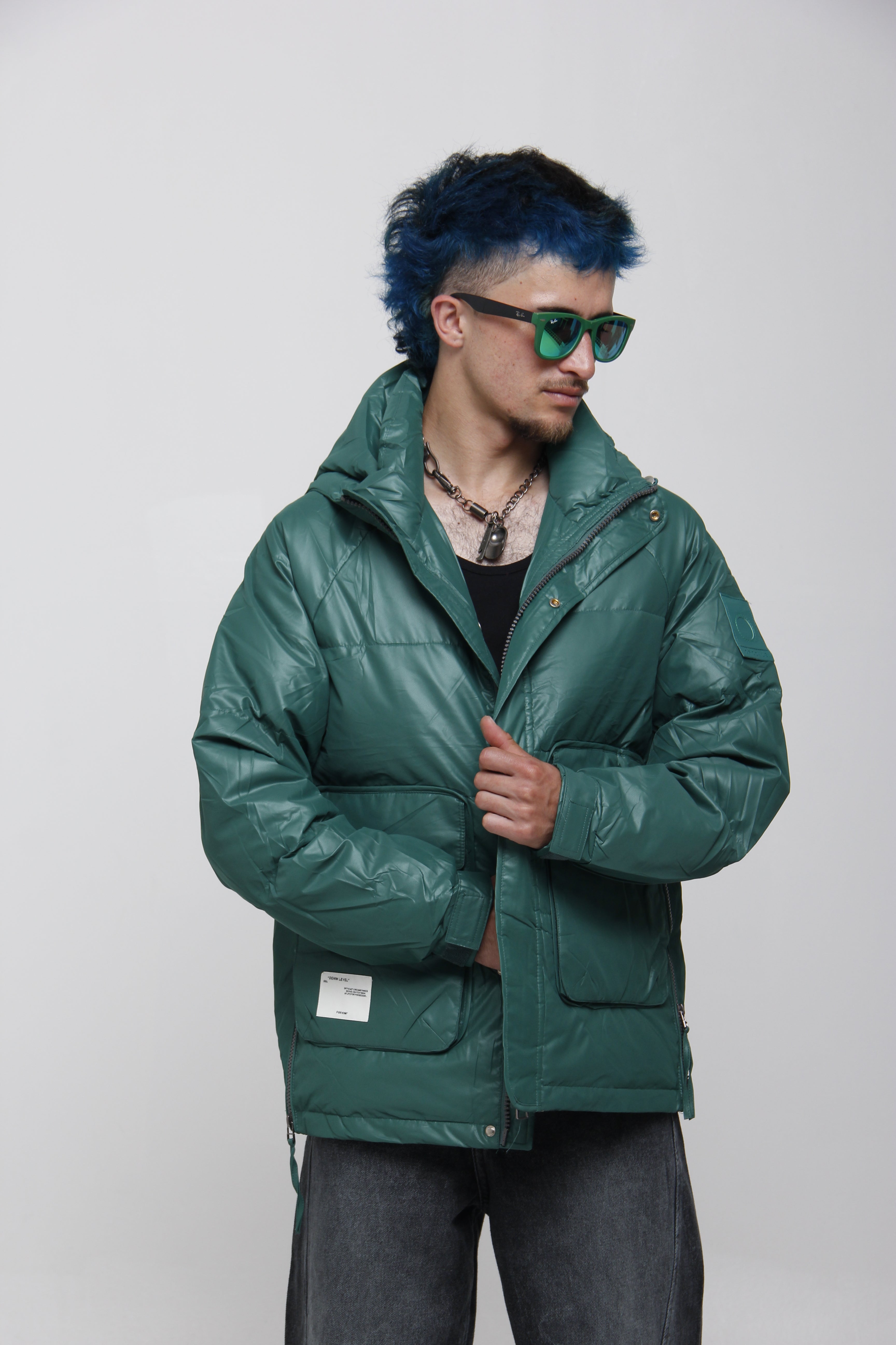 Chaqueta Puffer para Hombre Acolchada - Estilo Parka Oversize