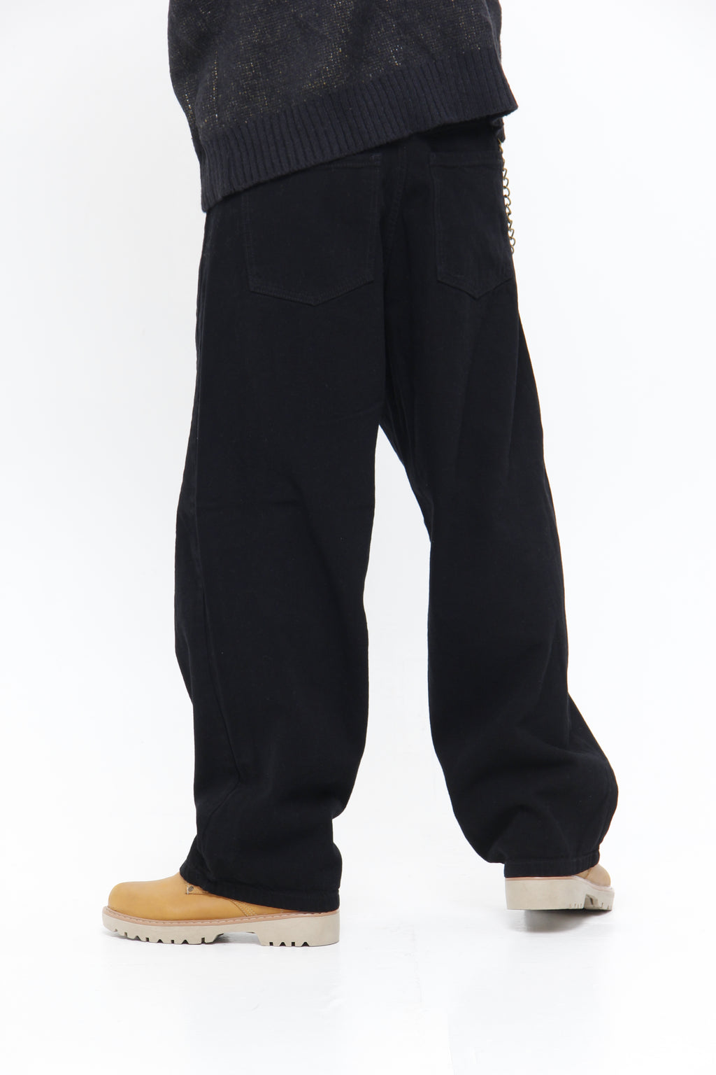 Pantalón Super Baggy Black Denim – Jeans Anchos Estilo Skater  Streetwear