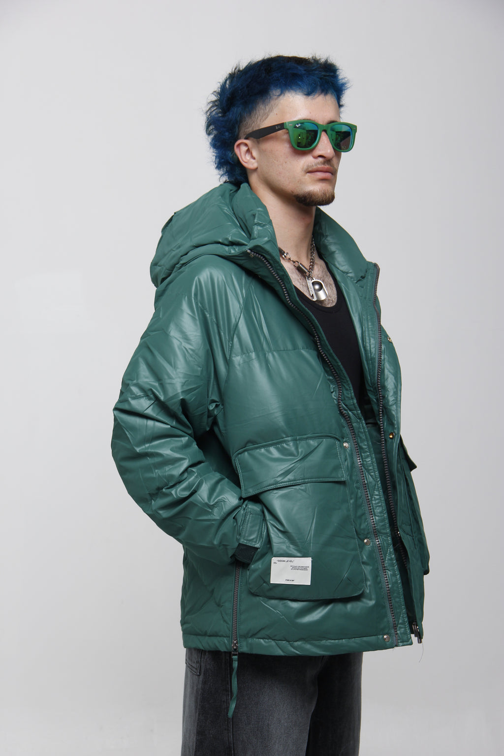 Chaqueta Puffer para Hombre Acolchada - Estilo Parka Oversize