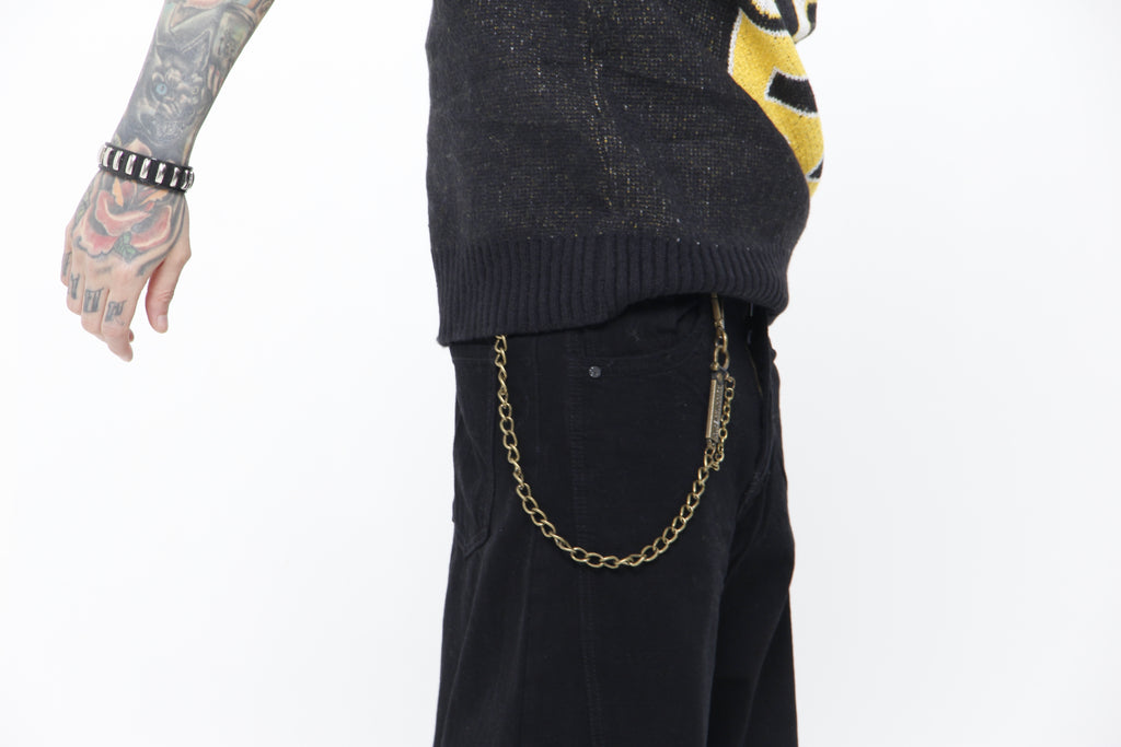 Pantalón Super Baggy Black Denim – Jeans Anchos Estilo Skater  Streetwear