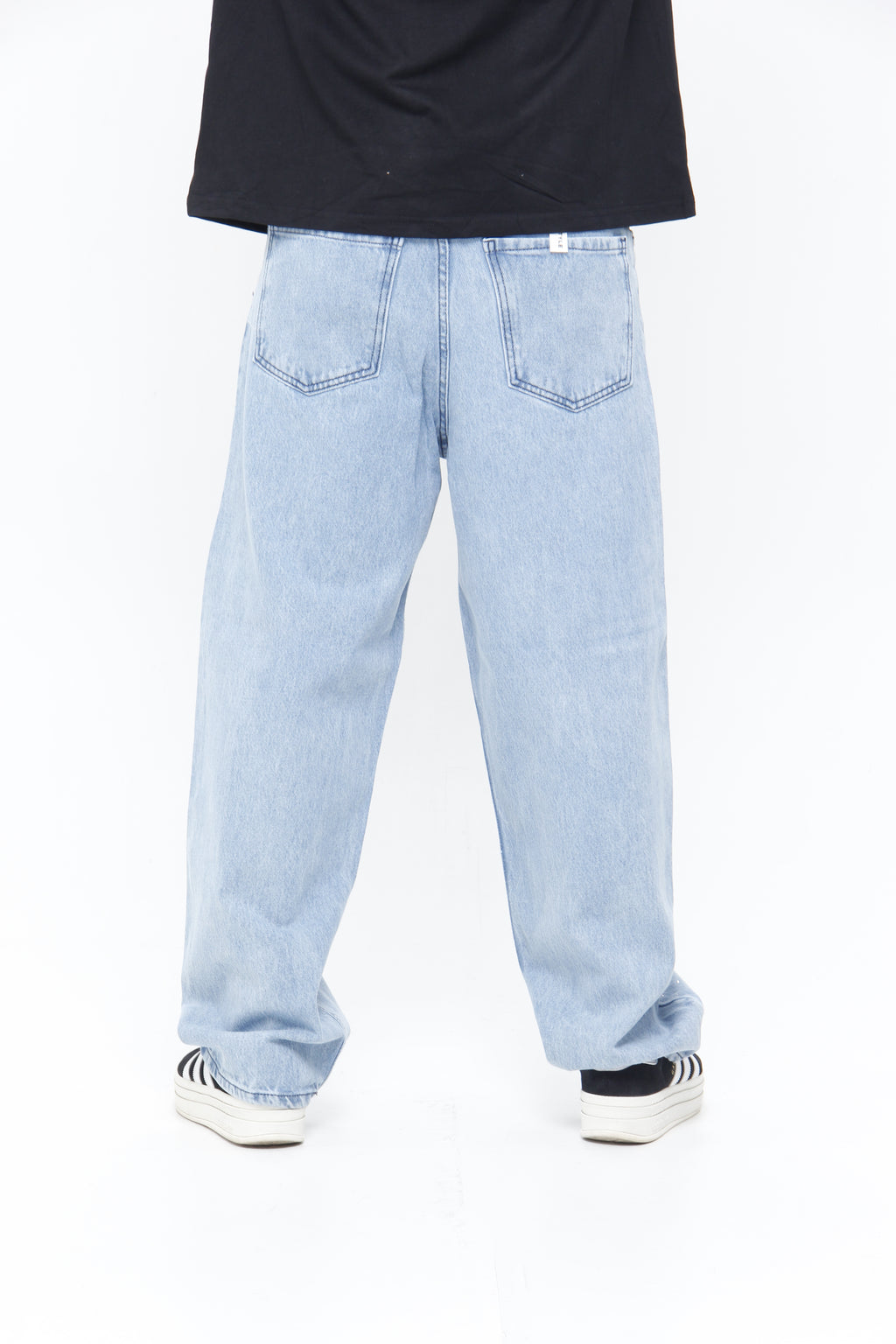 Jeans Super Baggy con Piedras