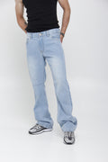 Jean Azul Relaxed Fit para Hombre - Estilo Urbano Vintage