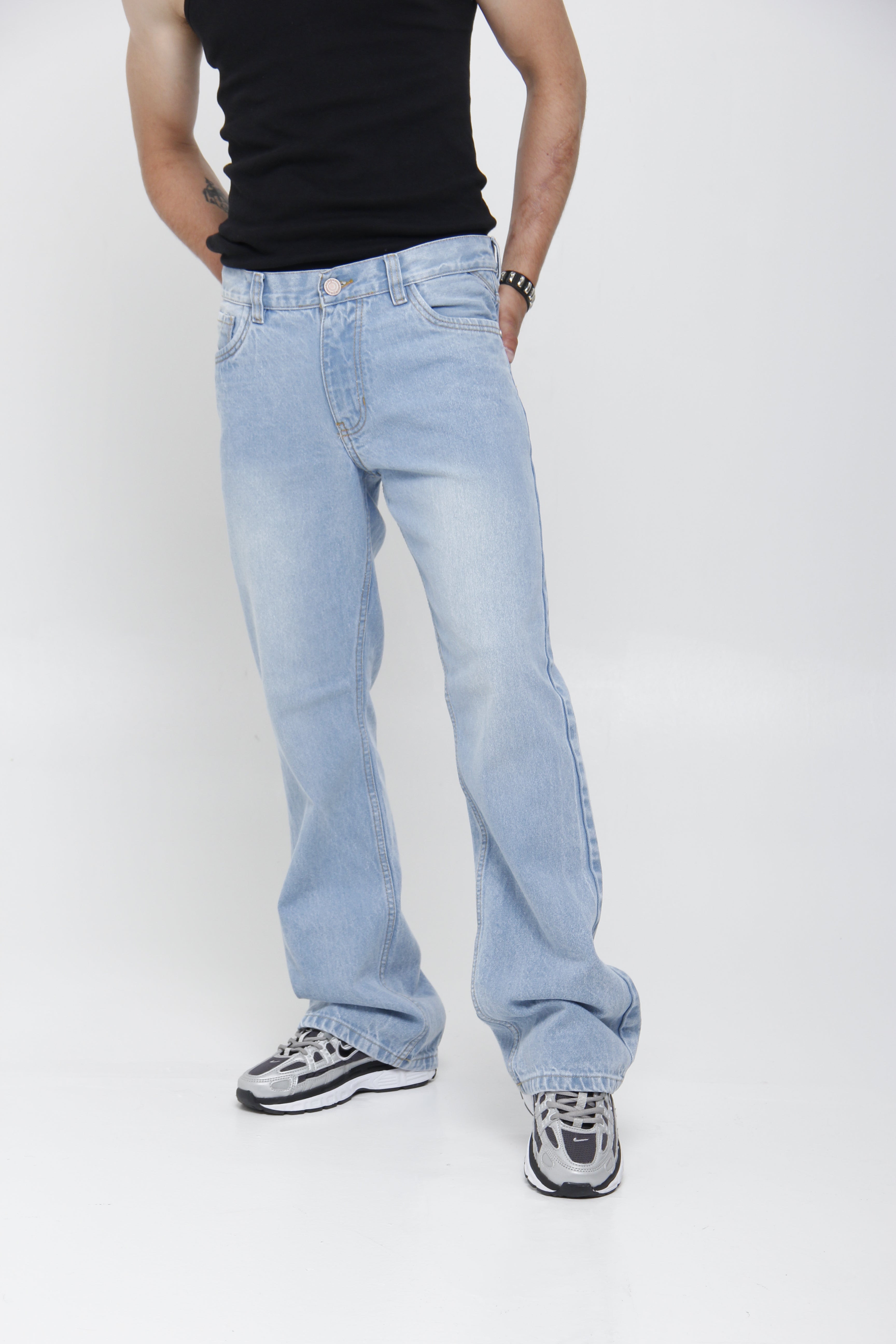 Jean Azul Relaxed Fit para Hombre - Estilo Urbano Vintage