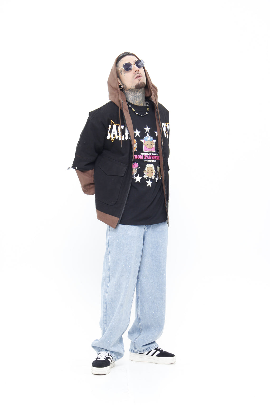 Chaqueta Streetwear "Saercow" Two-Tone – Chaqueta con Capota