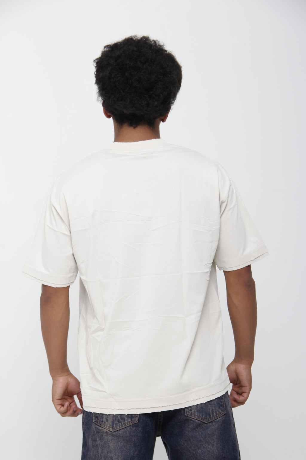 Camiseta Relax Fit Distressed - High-End Urban Style