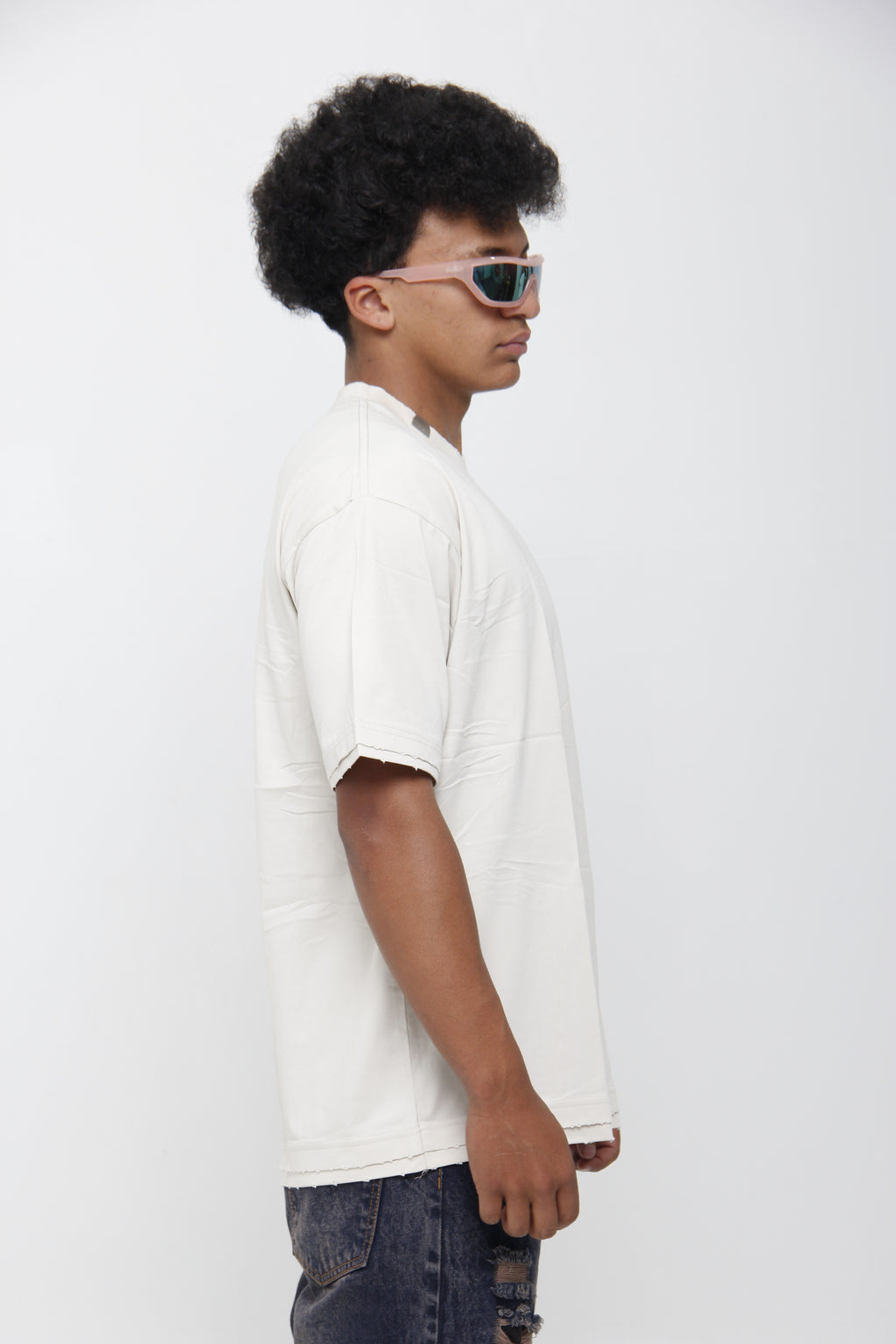 Camiseta Relax Fit Distressed - High-End Urban Style