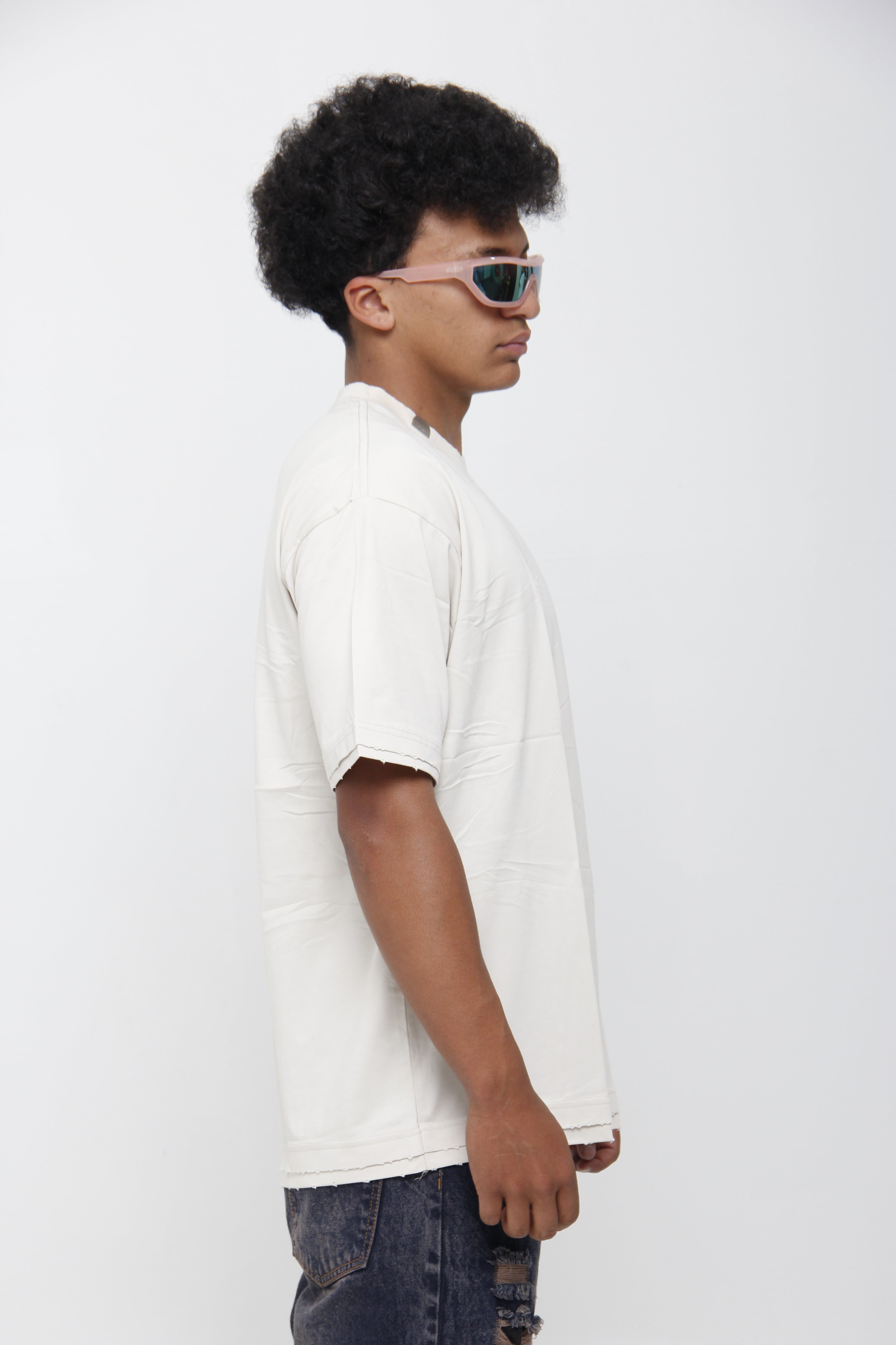 Camiseta Relax Fit Distressed - High-End Urban Style