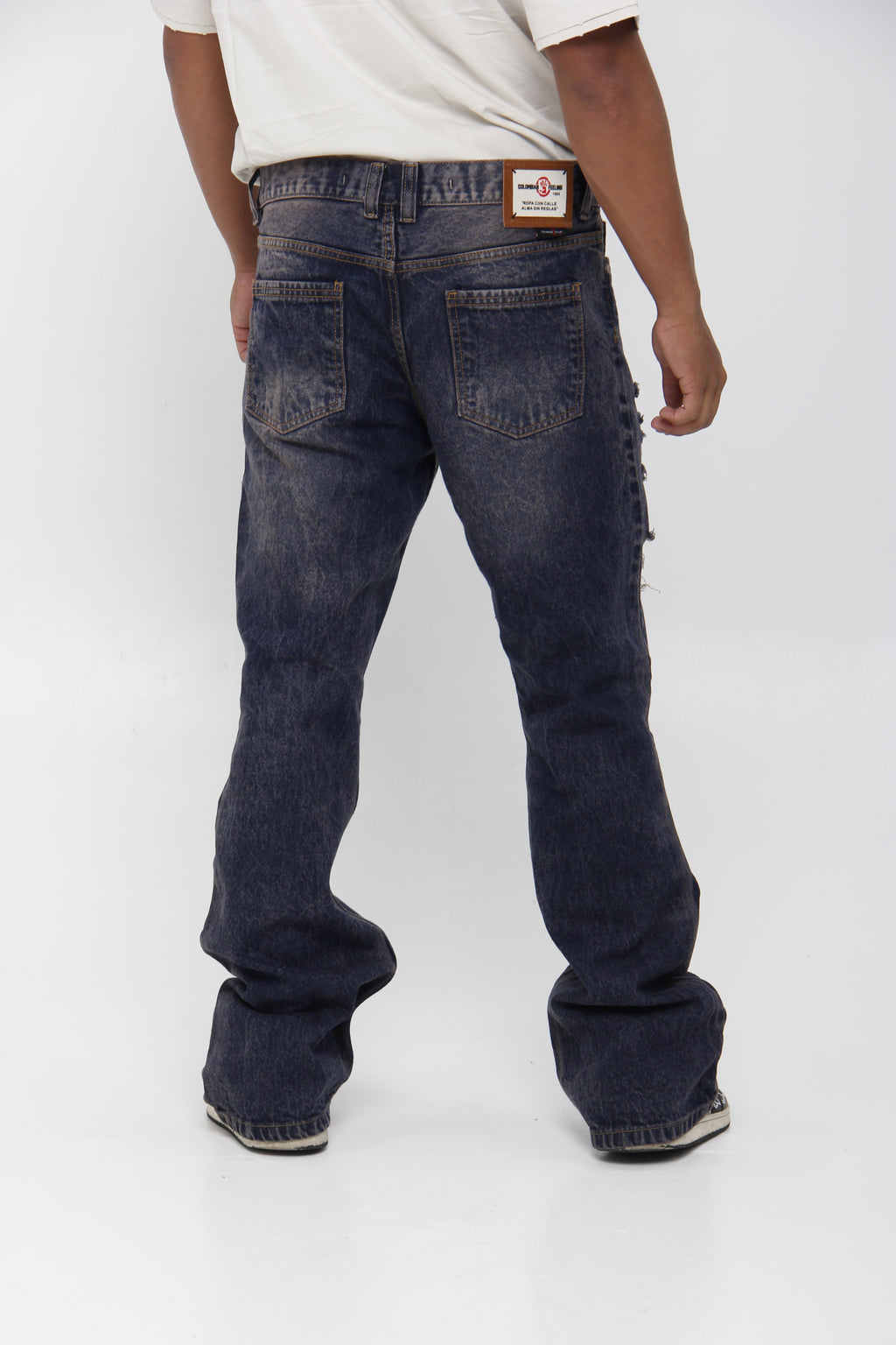 Jean Azul Relaxed Fit para Hombre - Estilo Urbano Vintage