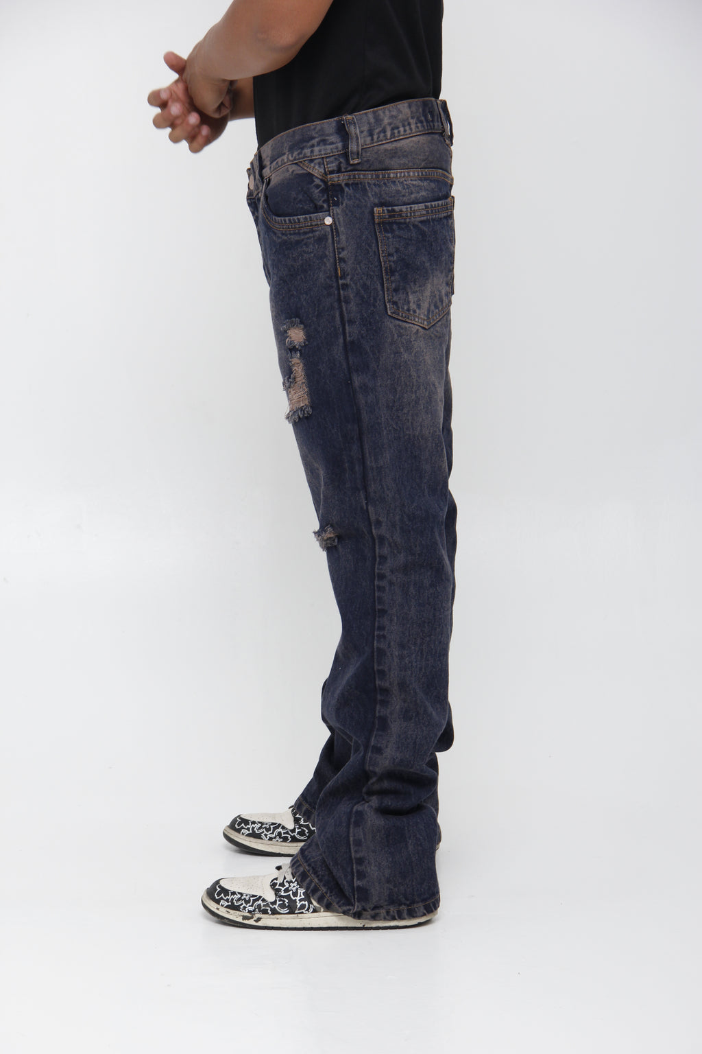 Jean Azul Relaxed Fit para Hombre - Estilo Urbano Vintage