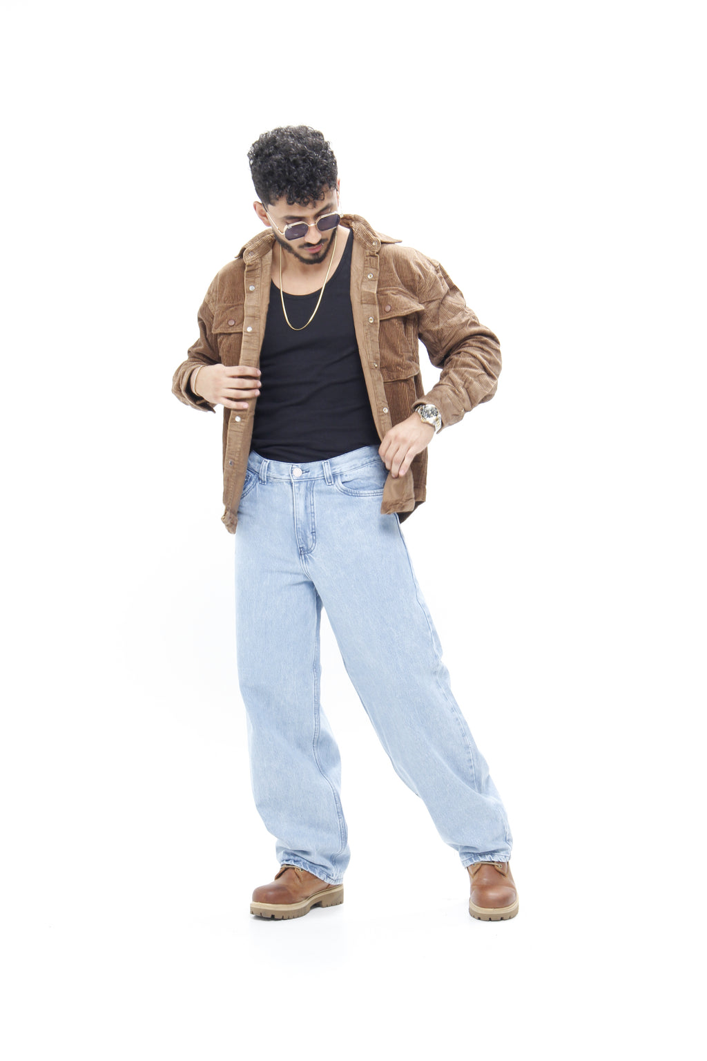Jeans Super Baggy Hielo