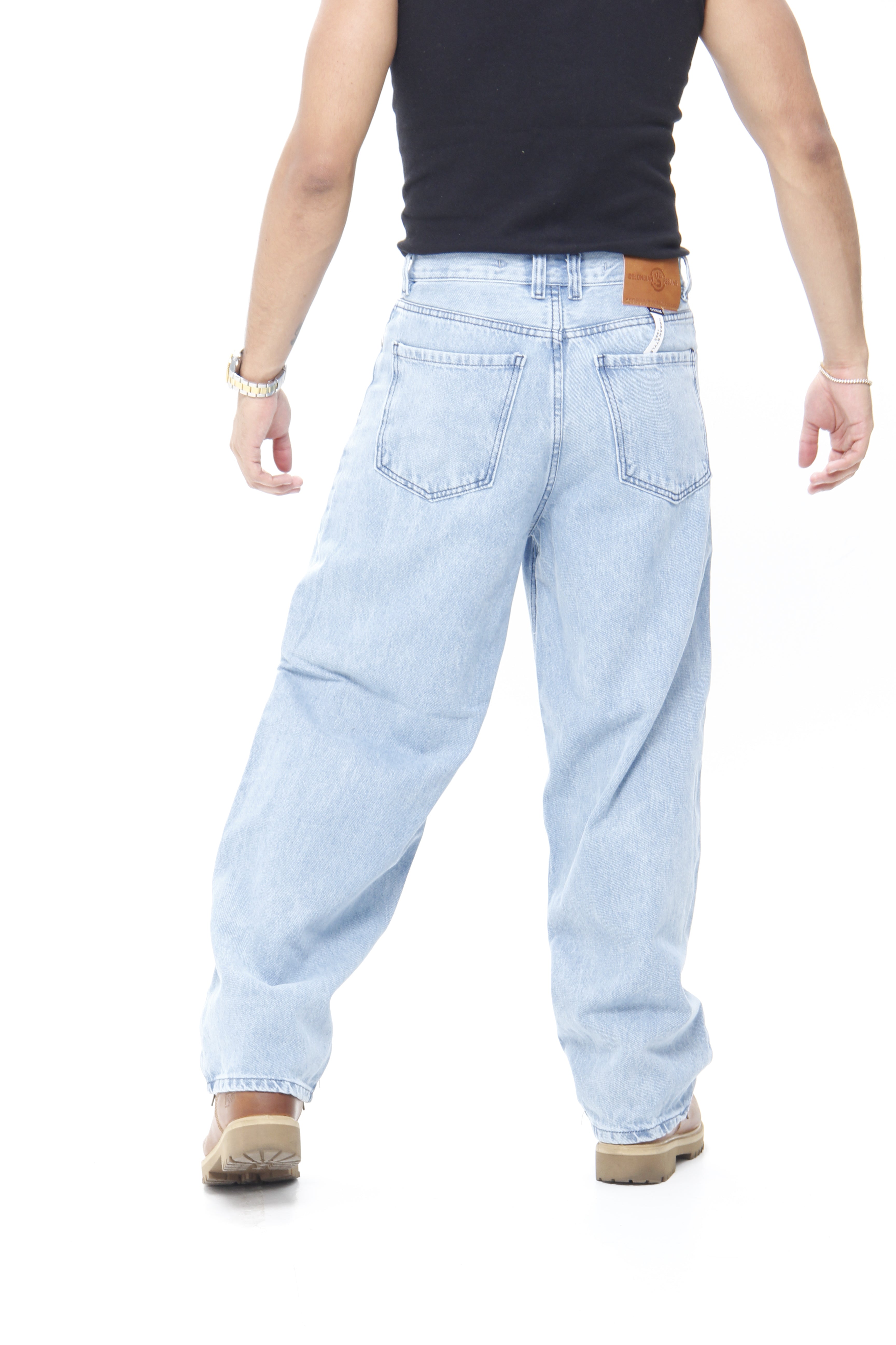 Jeans Super Baggy Hielo