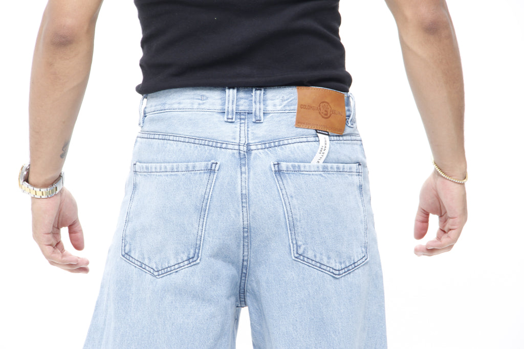 Jeans Super Baggy Hielo