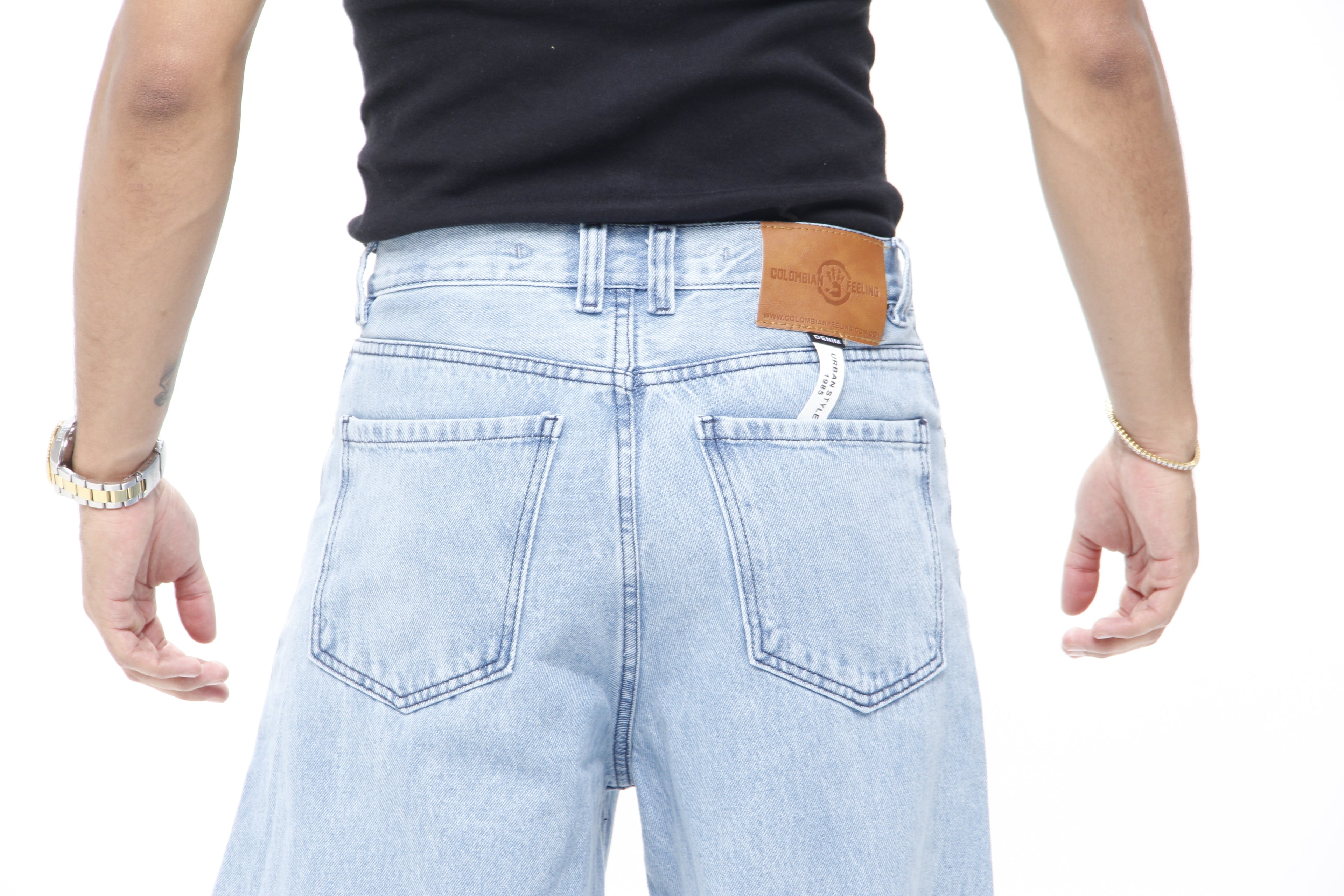 Jeans Super Baggy Hielo