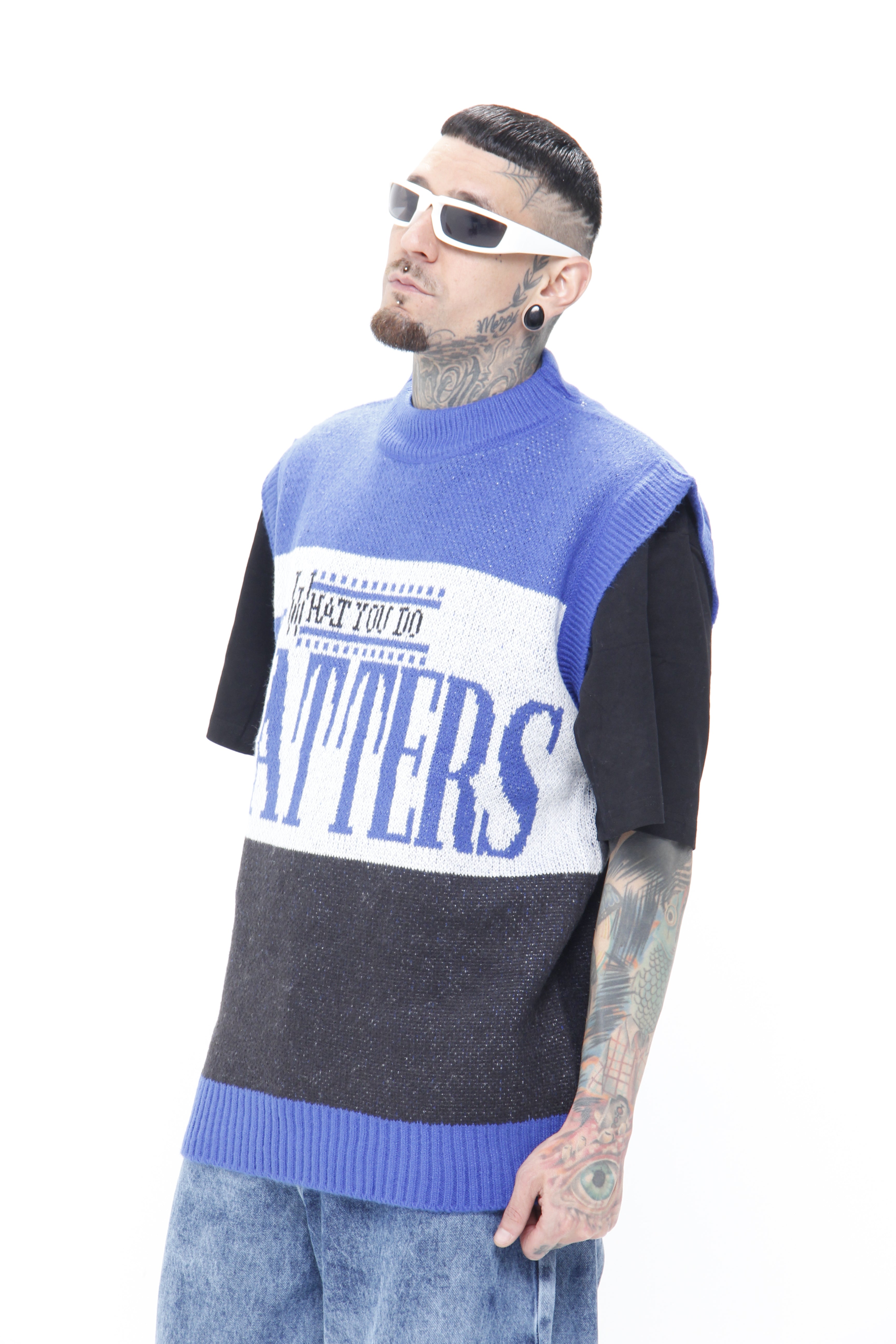 Chaleco de Punto Oversize "What You Do Vatters"
