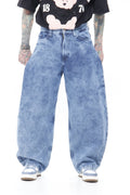 Jeans Barrel Fit Blue Denim