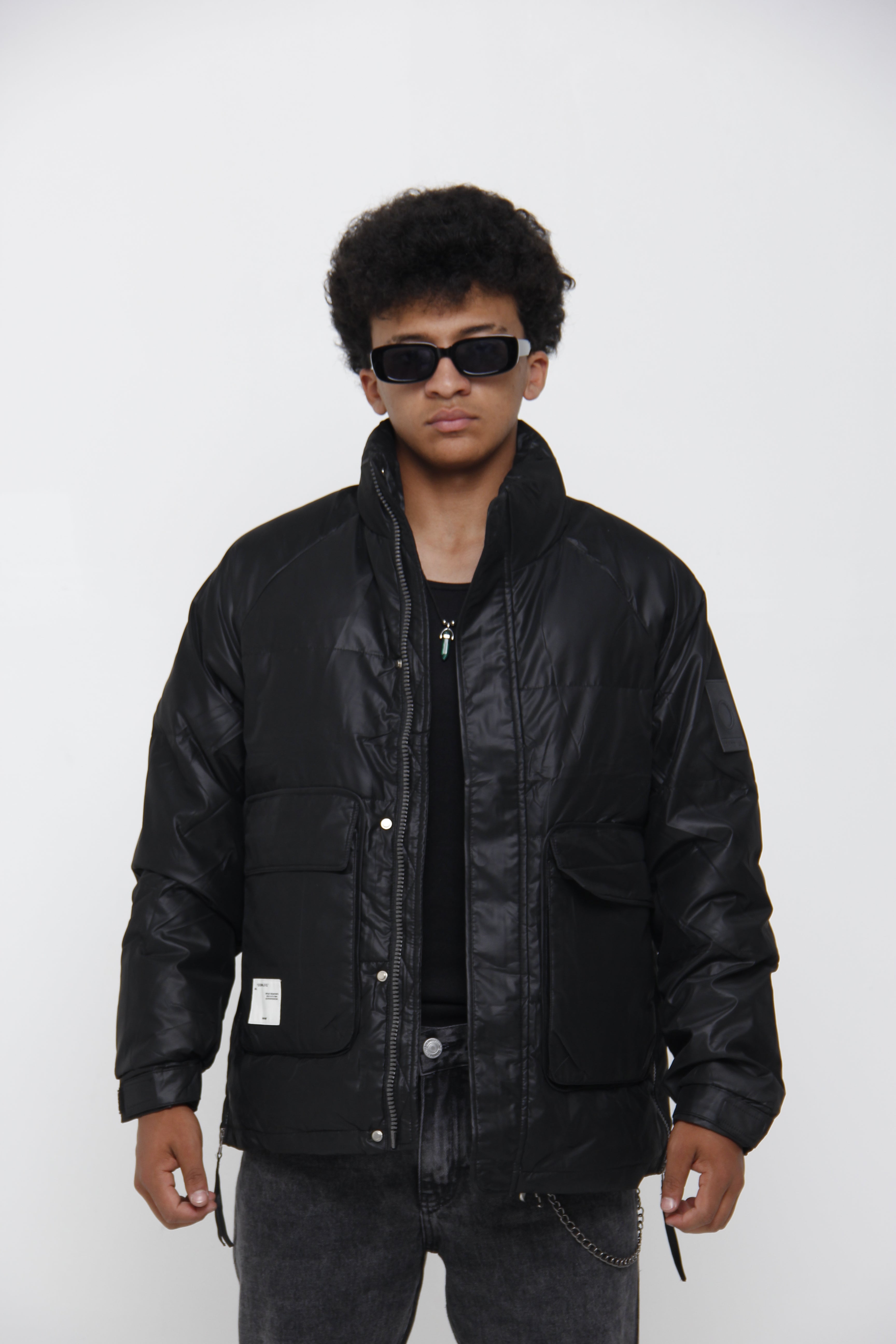 Chaqueta Puffer para Hombre Acolchada - Estilo Parka Oversize