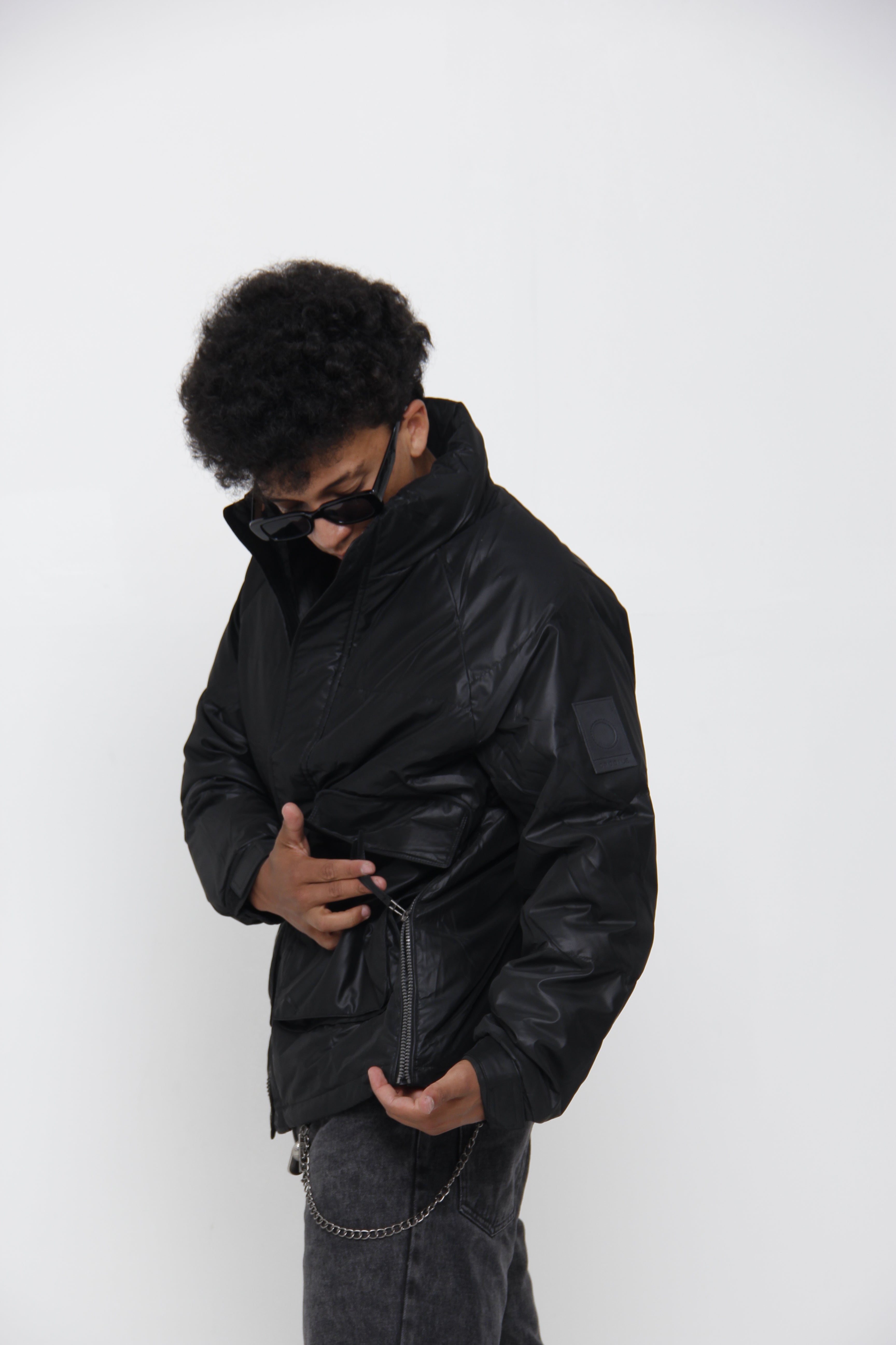 Chaqueta Puffer para Hombre Acolchada - Estilo Parka Oversize