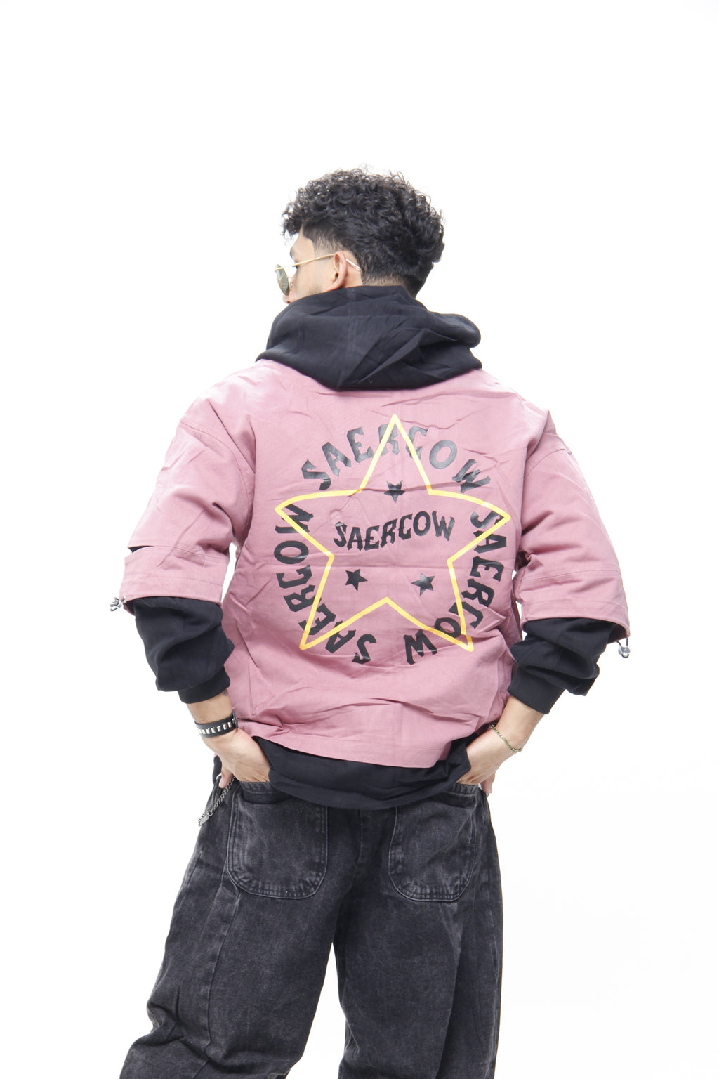 Chaqueta Streetwear "Saercow" Two-Tone – Chaqueta con Capota