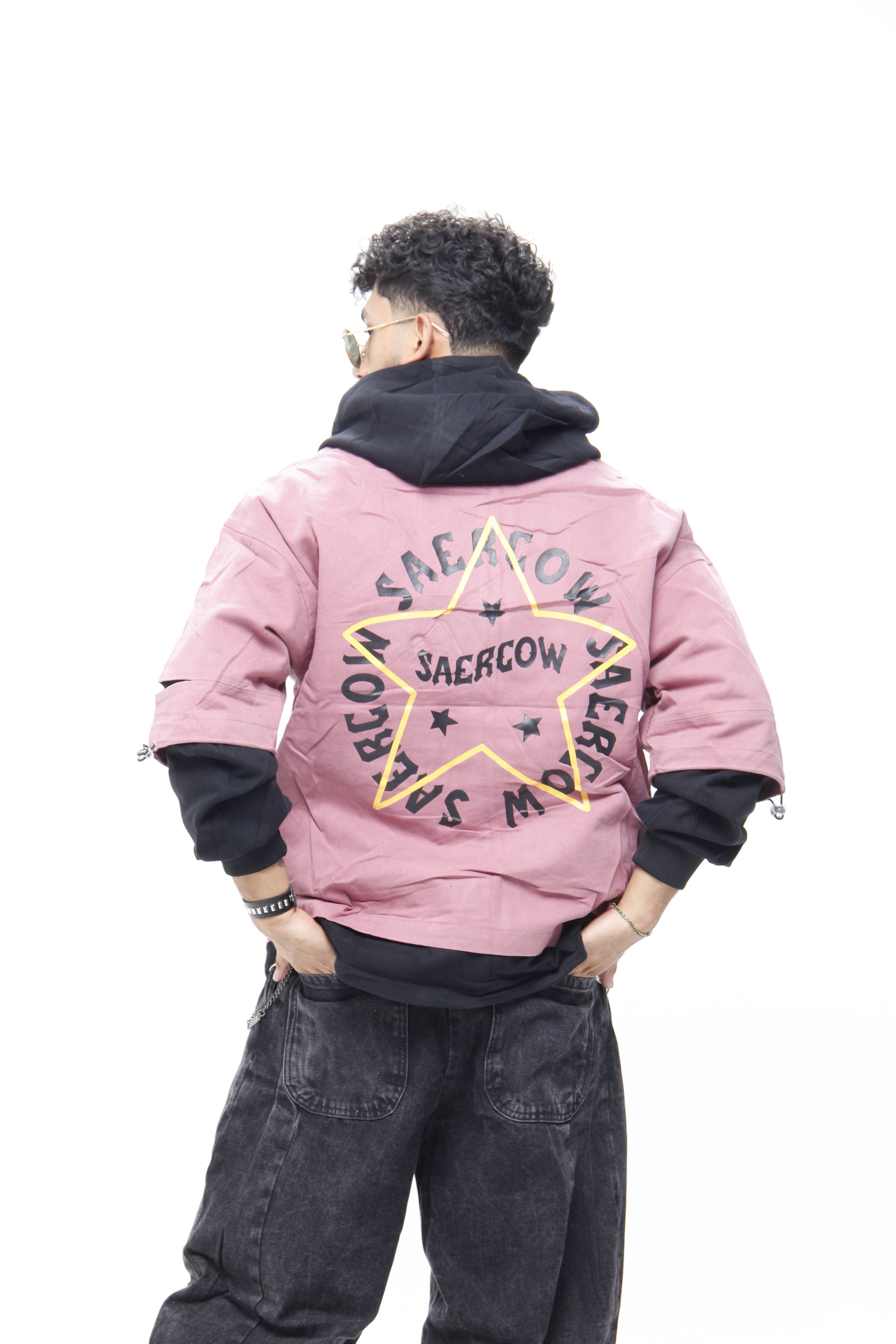 Chaqueta Streetwear "Saercow" Two-Tone – Chaqueta con Capota